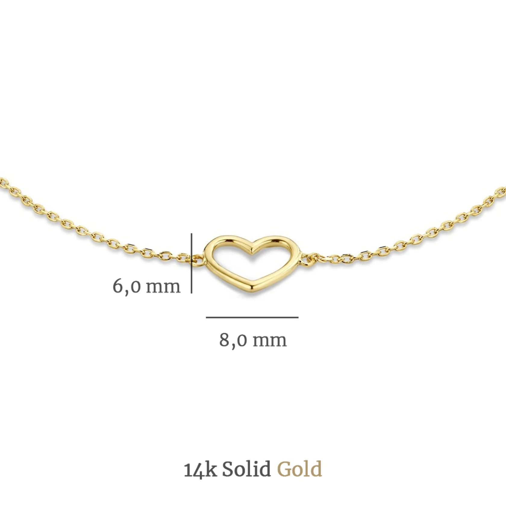 Isabel Bernard Cadeau d'Isabel 14 Carat Golden Necklace and Bracelet giftset IB90058 - Image 10