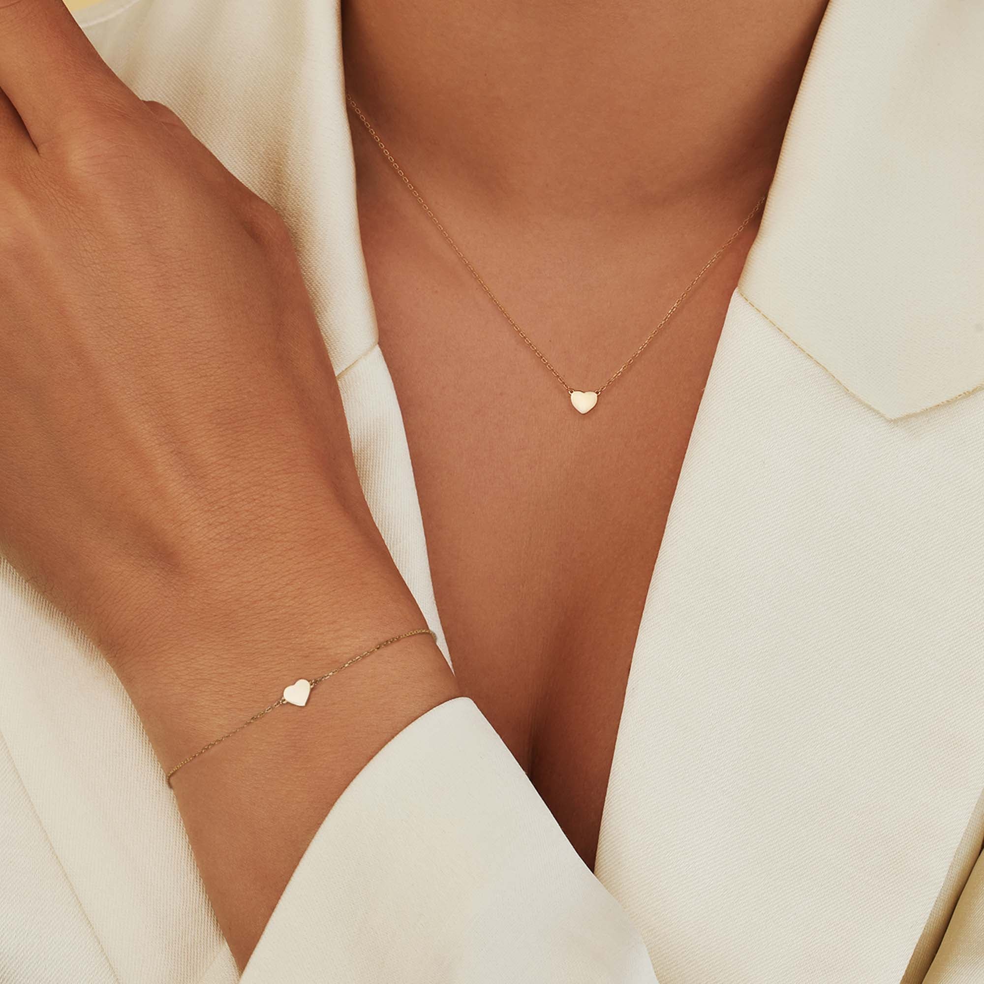 Isabel Bernard Cadeau d'Isabel 14 Carat Golden Necklace and Bracelet giftset IB90062 - Image 3