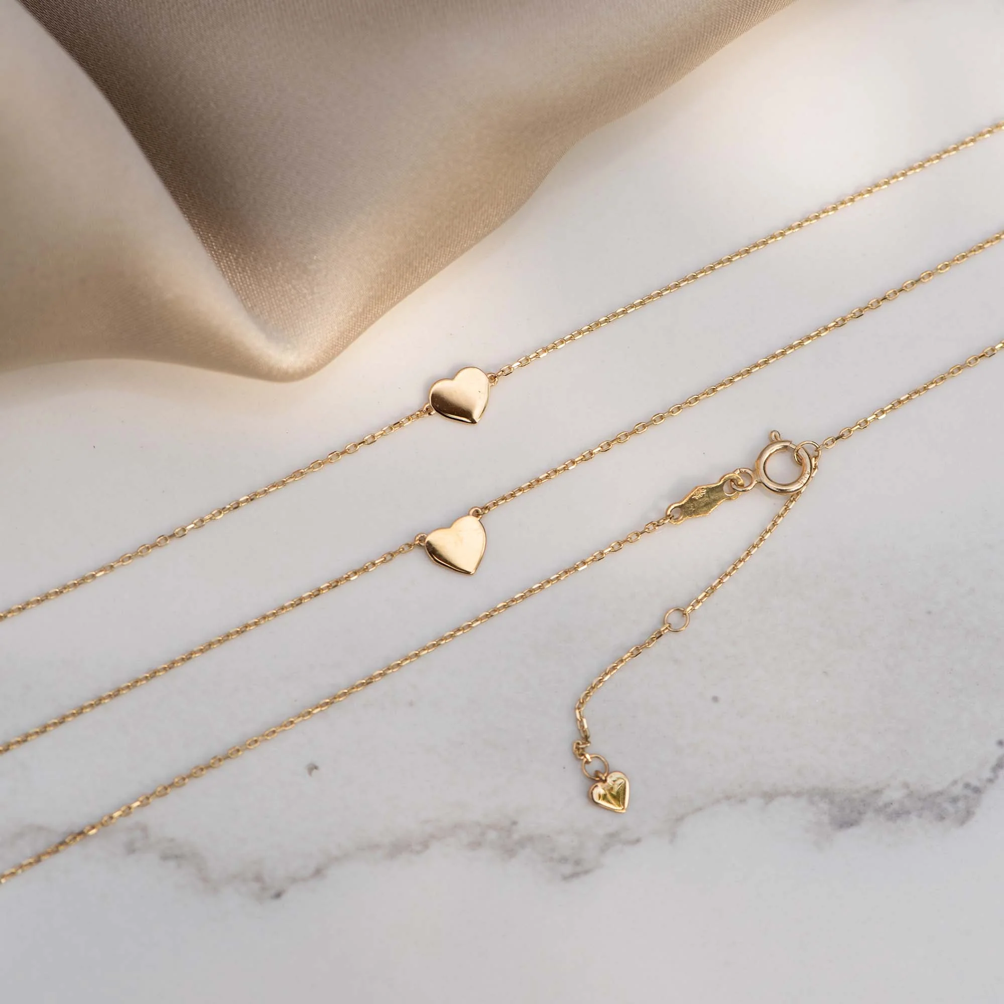 Isabel Bernard Cadeau d'Isabel 14 Carat Golden Necklace and Bracelet giftset IB90062 - Image 6