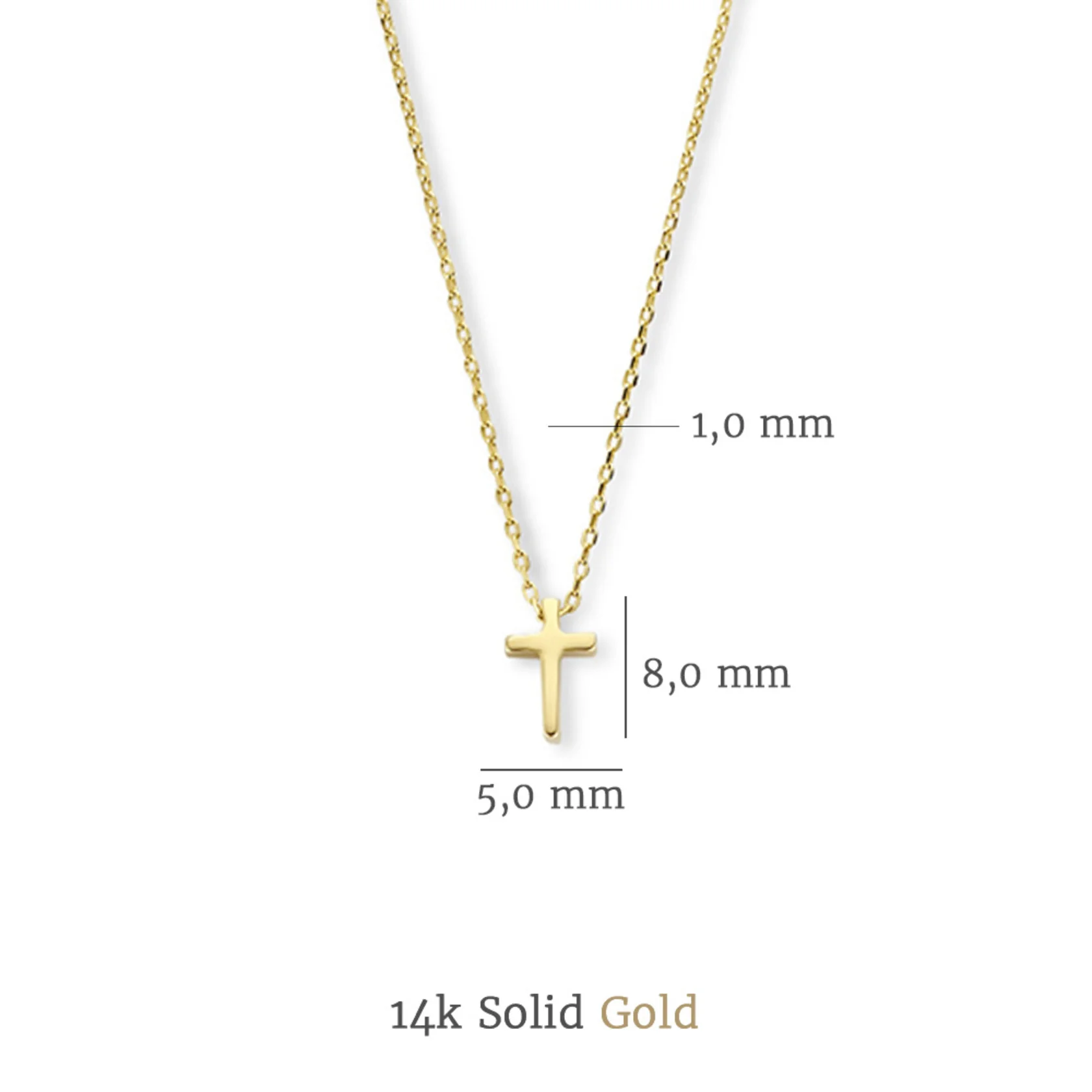 Isabel Bernard Cadeau d'Isabel 14 Carat Golden Necklace and Bracelet Giftset IB90091 - Image 8