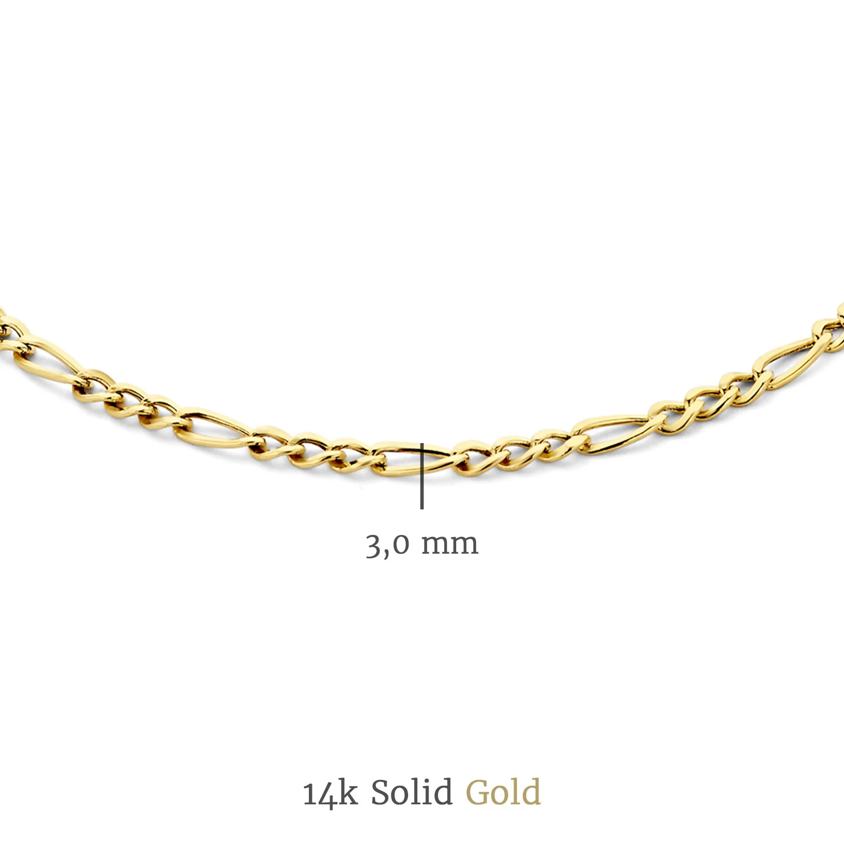 Isabel Bernard Cadeau d'Isabel 14 Carat Golden Necklace and Bracelet Giftset IB90094 - Image 9