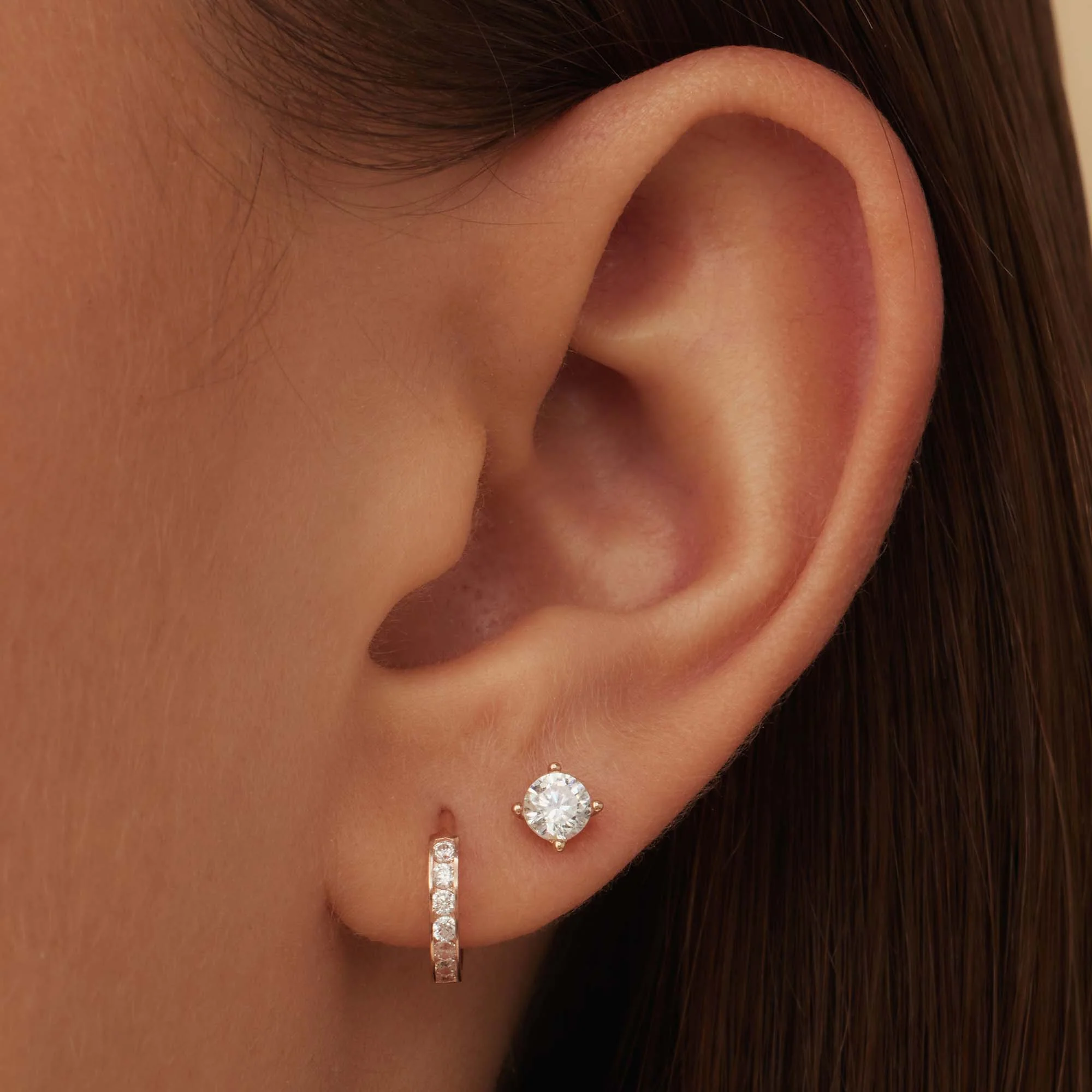 Isabel Bernard Cadeau d'Isabel 14 Carat Rosegold Earparty giftset IB90055 - Image 2