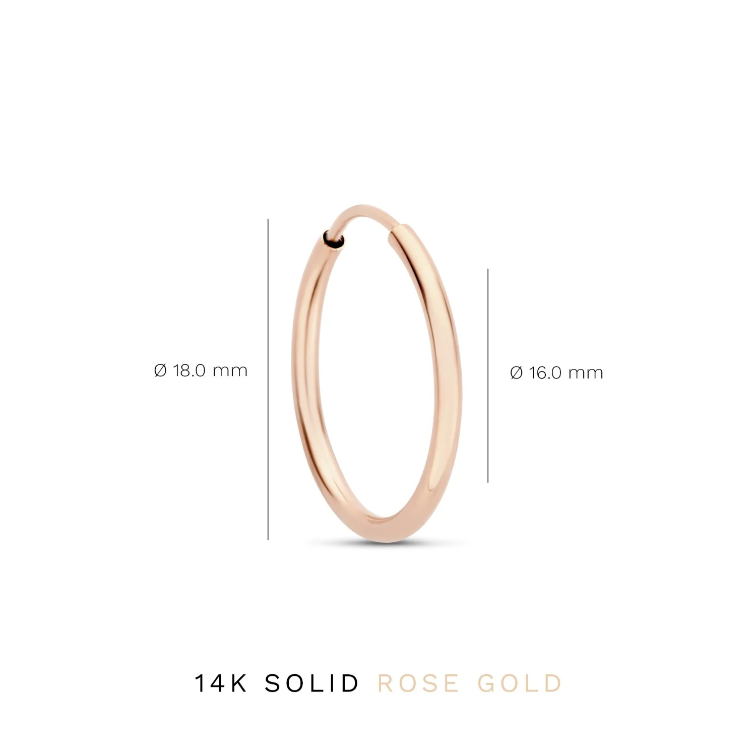 Isabel Bernard Cadeau d'Isabel 14 Carat Rosegold Earrings Set IB90077 - Image 8