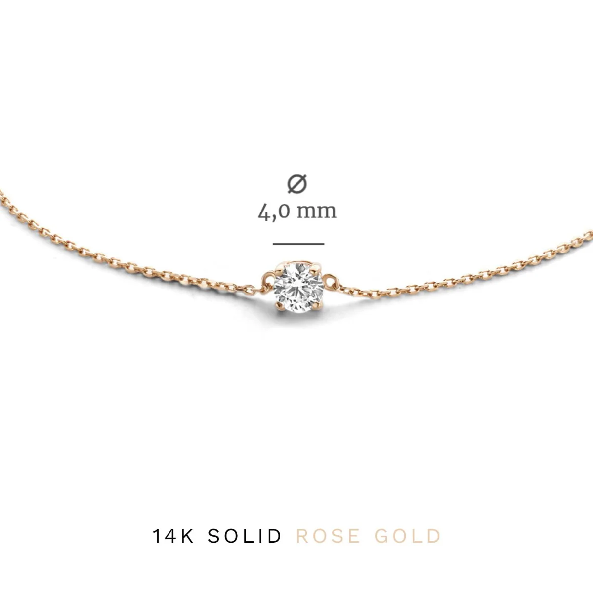 Isabel Bernard Cadeau d'Isabel 14 Carat Rosegold Necklace and Bracelet giftset IB90031 - Image 10