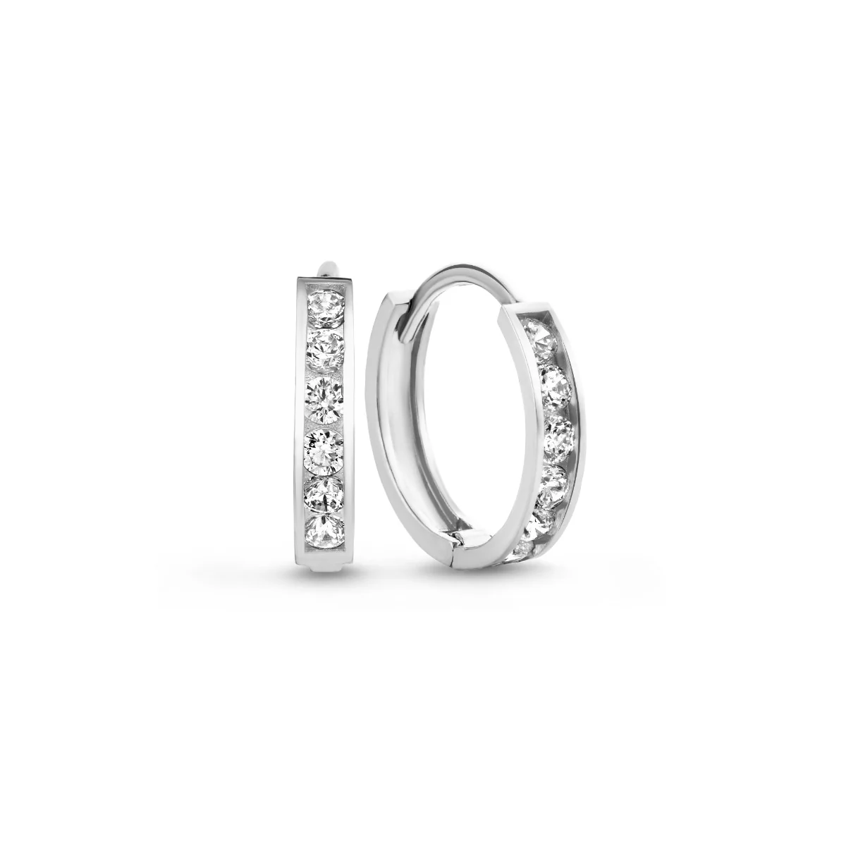 Isabel Bernard Cadeau d'Isabel 14 Carat Whitegold Earparty giftset IB90056 - Image 3