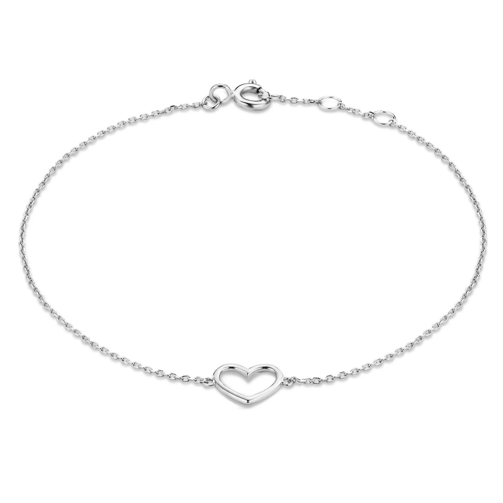 Isabel Bernard Cadeau d'Isabel 14 Carat Whitegold Necklace and Bracelet giftset IB90059 - Image 7
