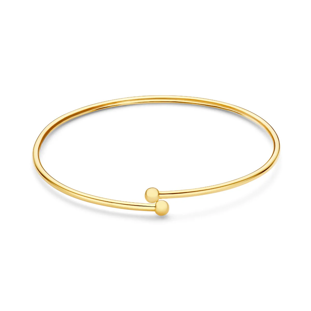 Isabel Bernard Cadeau d'Isabel 14 karat gold bracelet bangle and hoop earrings gift set IB90179 - Image 6
