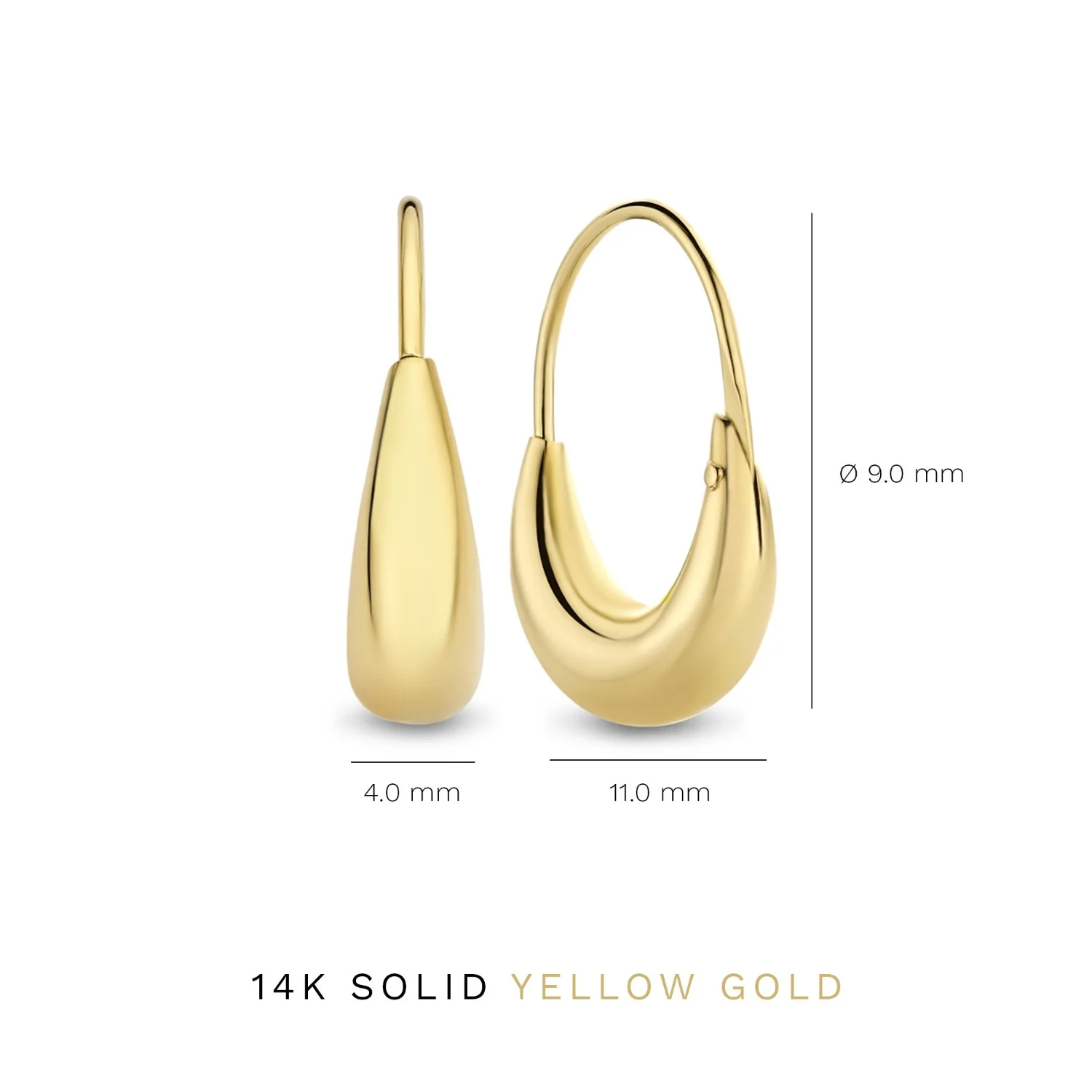 Isabel Bernard Cadeau d'Isabel 14 karat gold earring set IB90175 - Image 7