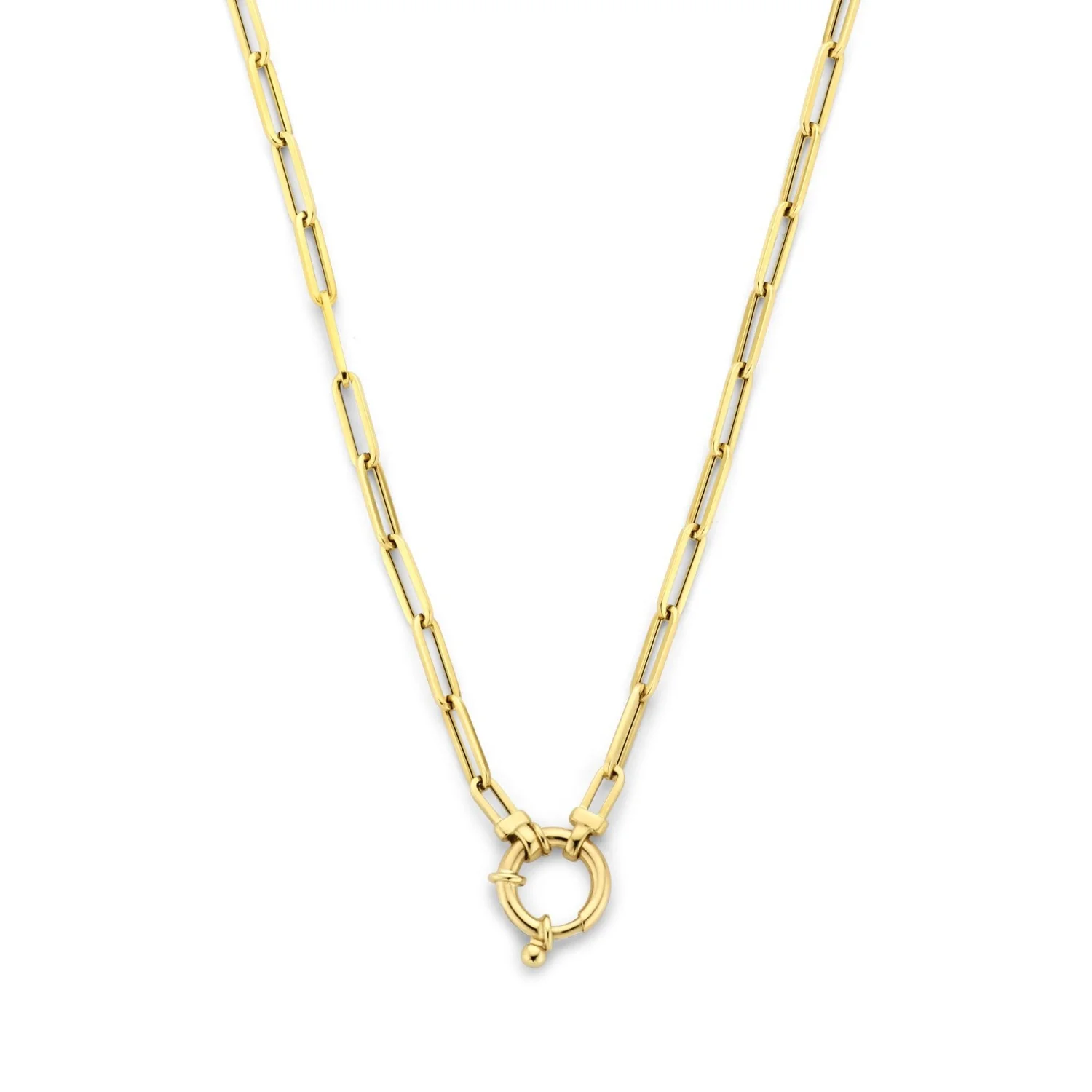 Isabel Bernard Cadeau d'Isabel 14 karat gold link necklace and link bracelet gift set IB90184 - Image 6