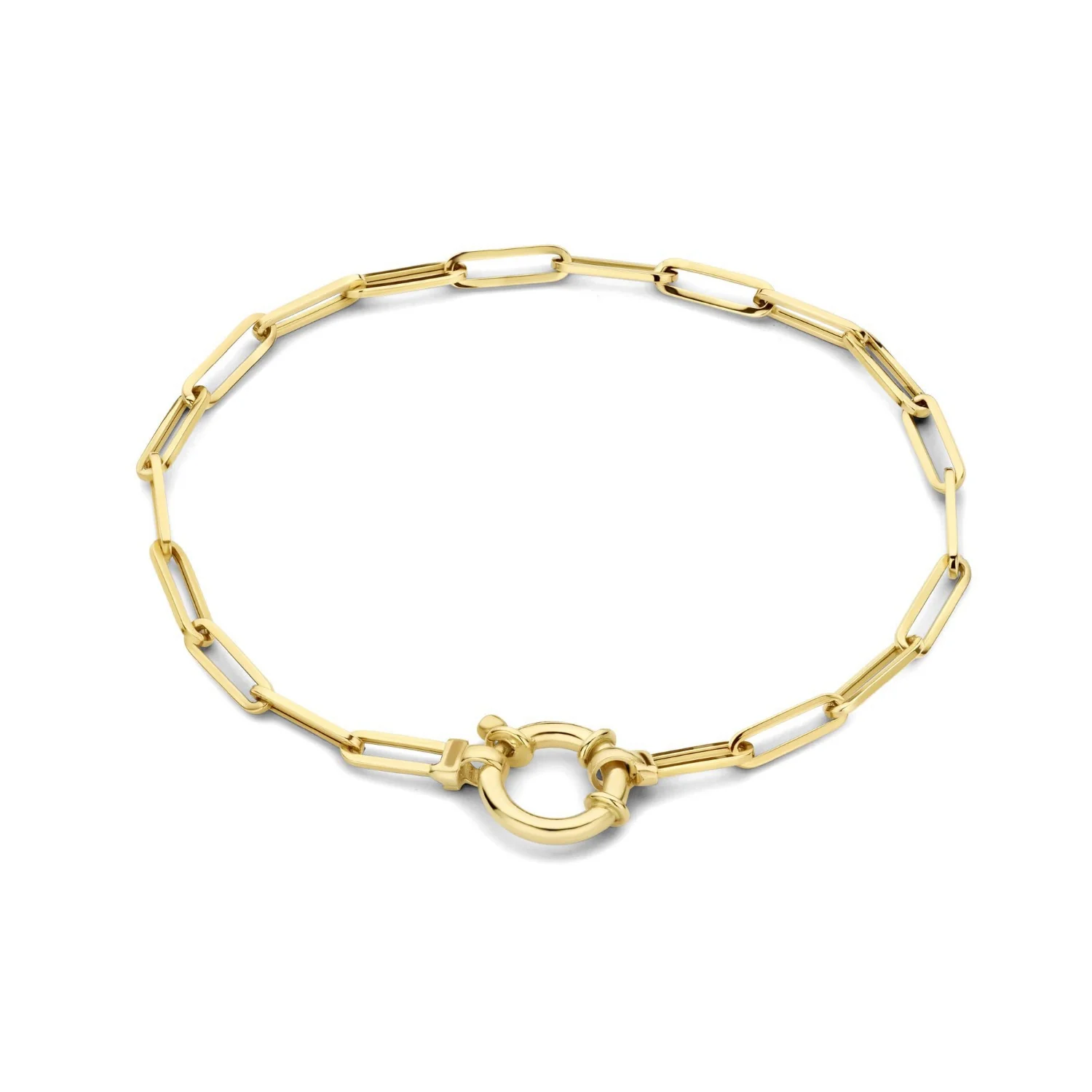 Isabel Bernard Cadeau d'Isabel 14 karat gold link necklace and link bracelet gift set IB90184 - Image 7