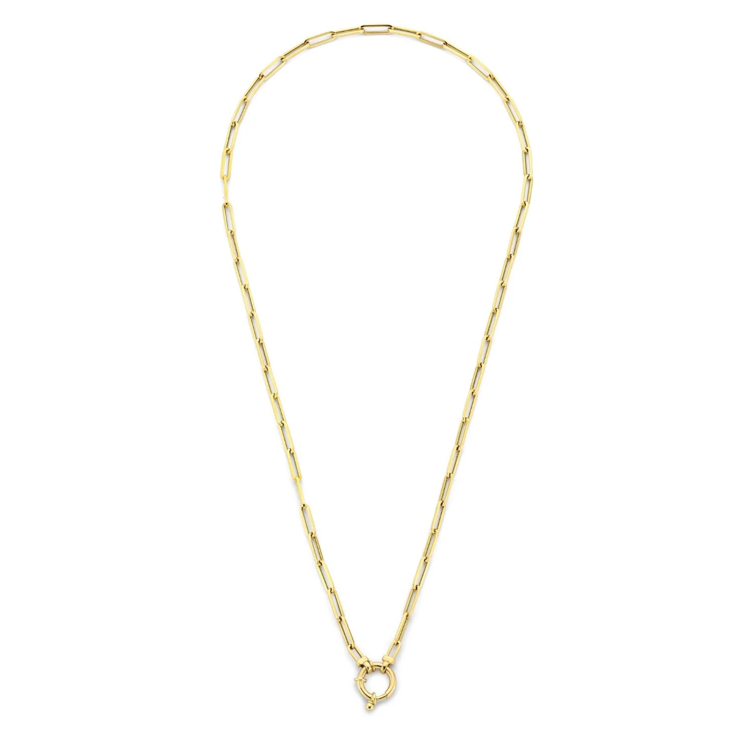 Isabel Bernard Cadeau d'Isabel 14 karat gold link necklace and link bracelet gift set IB90184 - Image 8