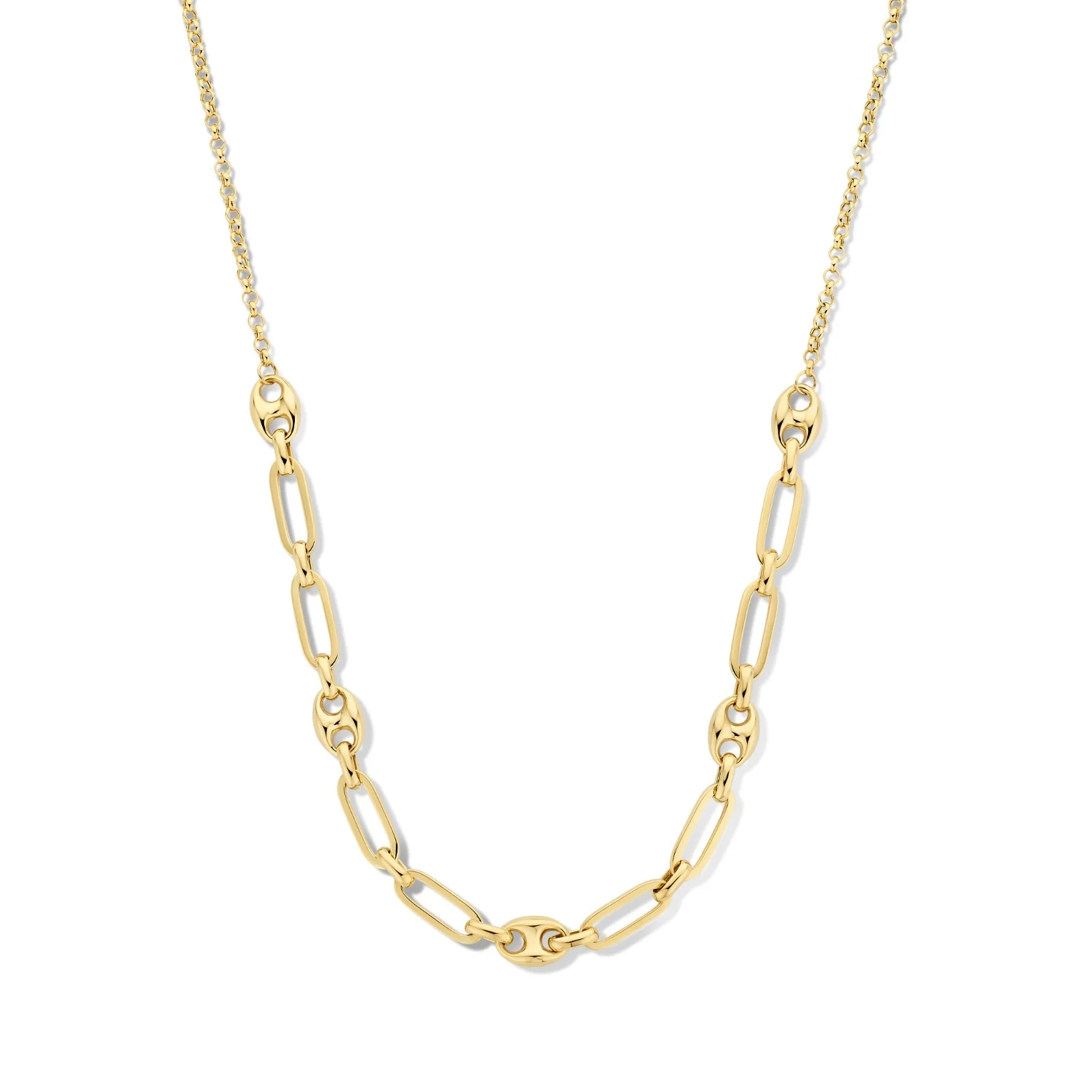 Isabel Bernard Cadeau d'Isabel 14 karat gold necklace and bracelet gift set with chains IB90181 - Image 4
