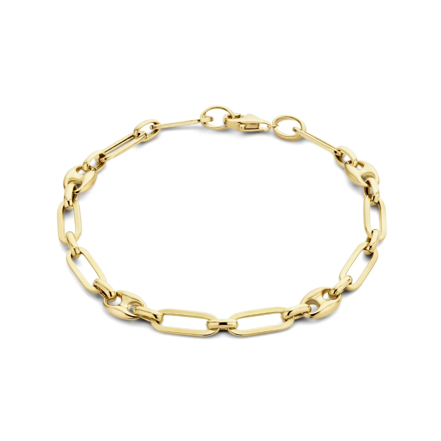 Isabel Bernard Cadeau d'Isabel 14 karat gold necklace and bracelet gift set with chains IB90181 - Image 5
