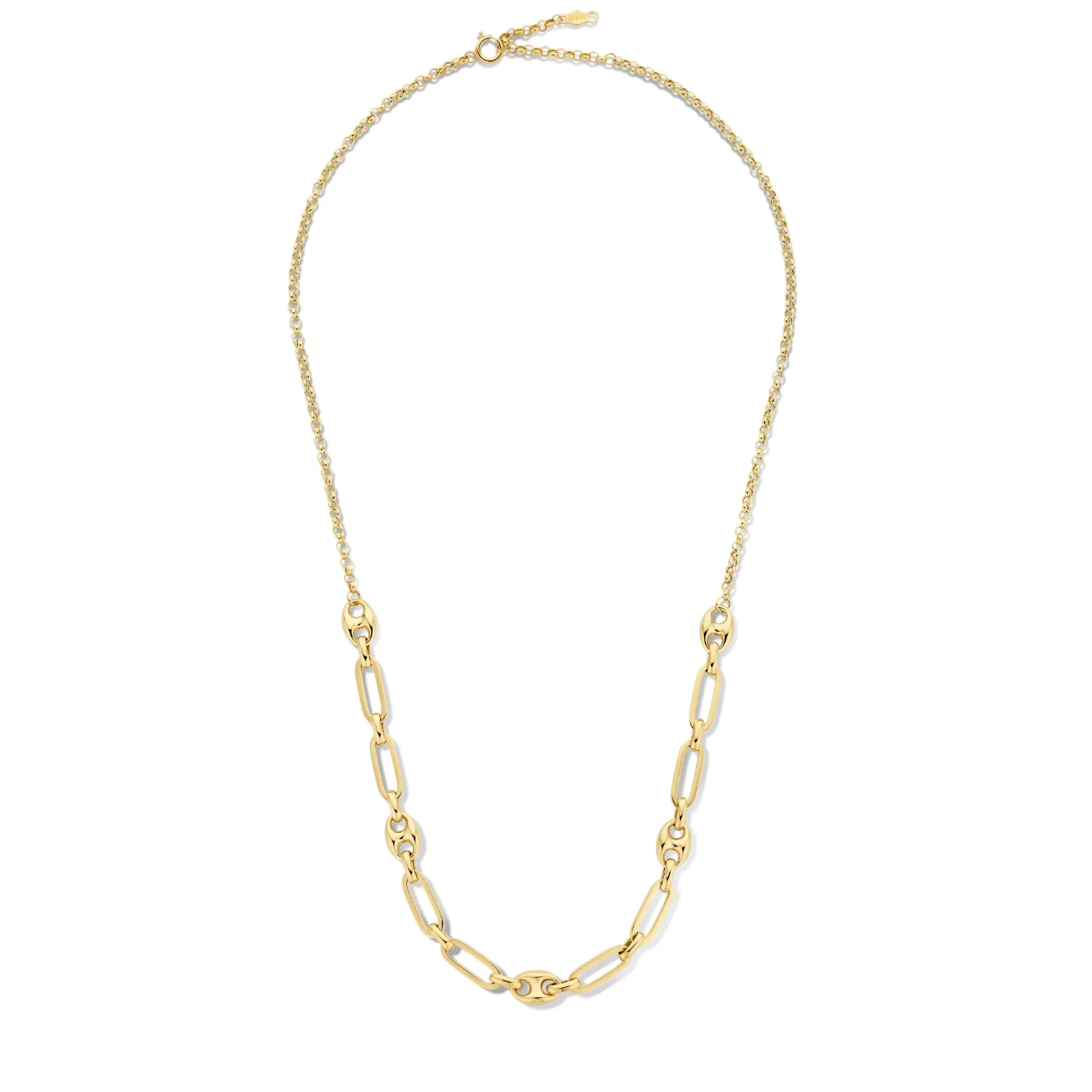 Isabel Bernard Cadeau d'Isabel 14 karat gold necklace and bracelet gift set with chains IB90181 - Image 6