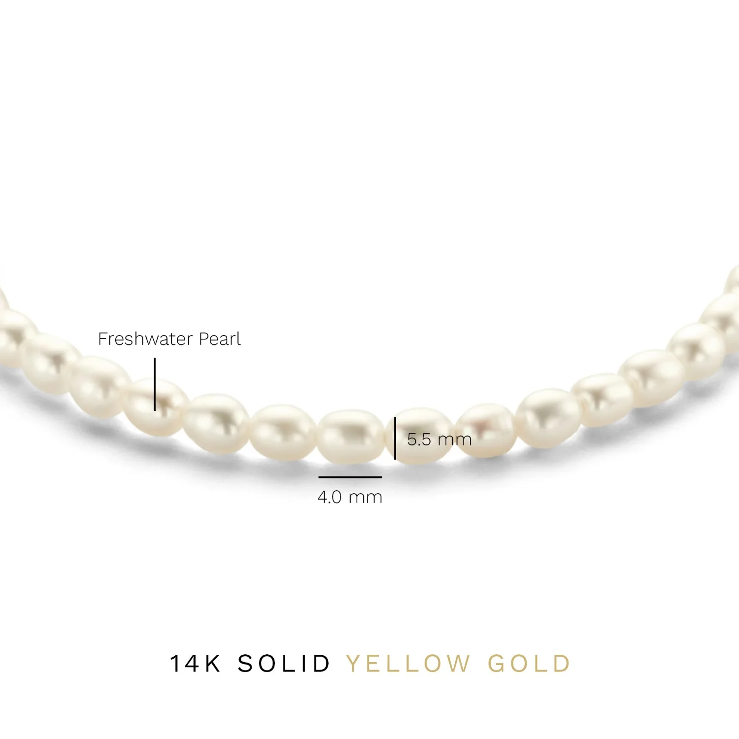 Isabel Bernard Cadeau d'Isabel 14 karat gold necklace and bracelet gift set with freshwater pearls IB90174 - Image 9