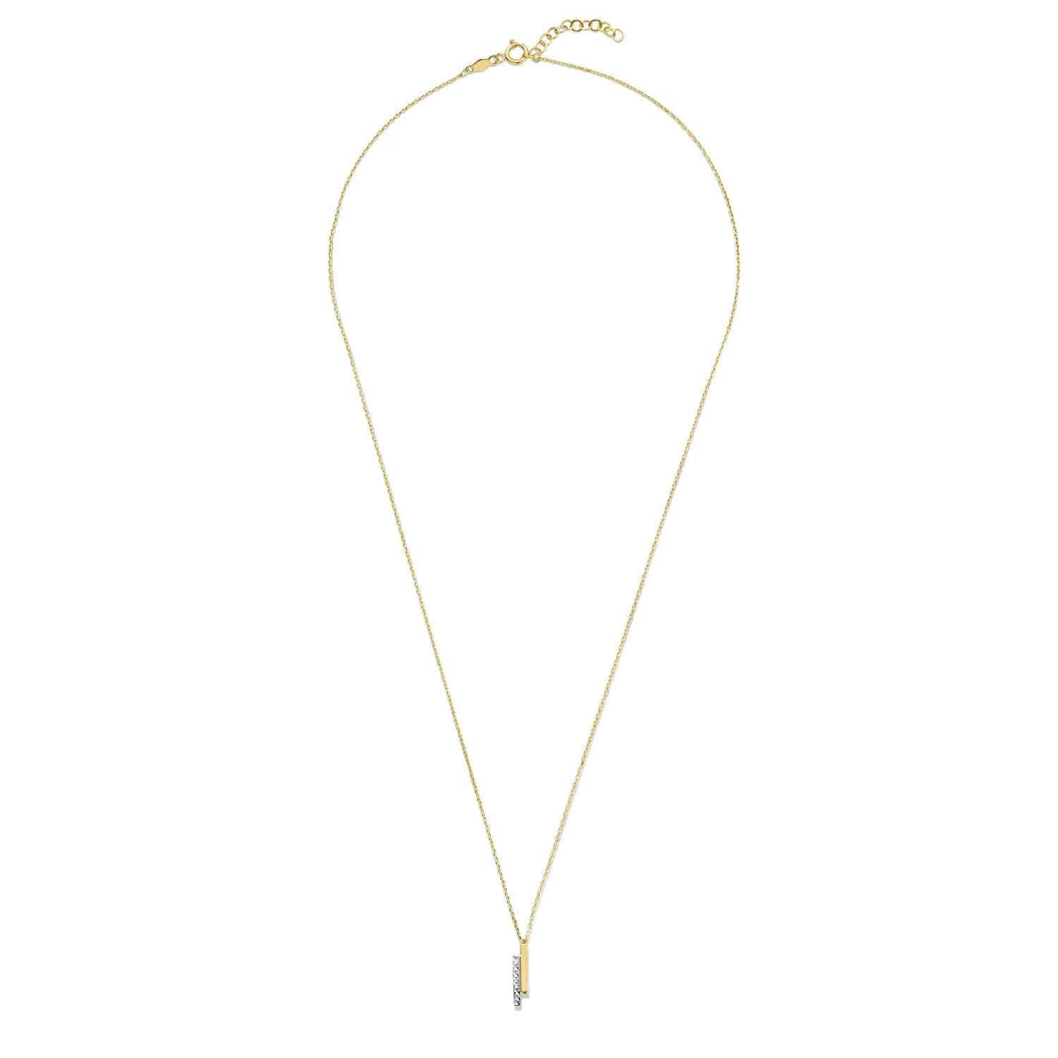 Isabel Bernard Cadeau d'Isabel 14 karat gold necklace and bracelet gift set with rods IB90189 - Image 6