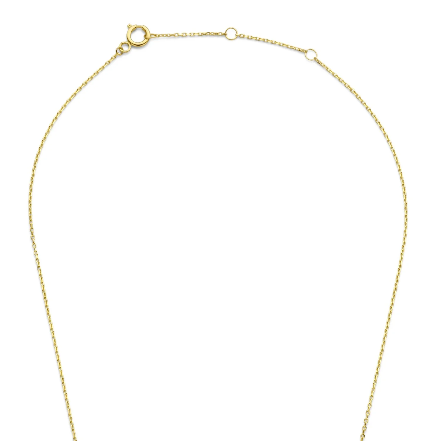 Isabel Bernard Cadeau d'Isabel 14 karat gold necklace and ear studs gift set with feather IB90186 - Image 6