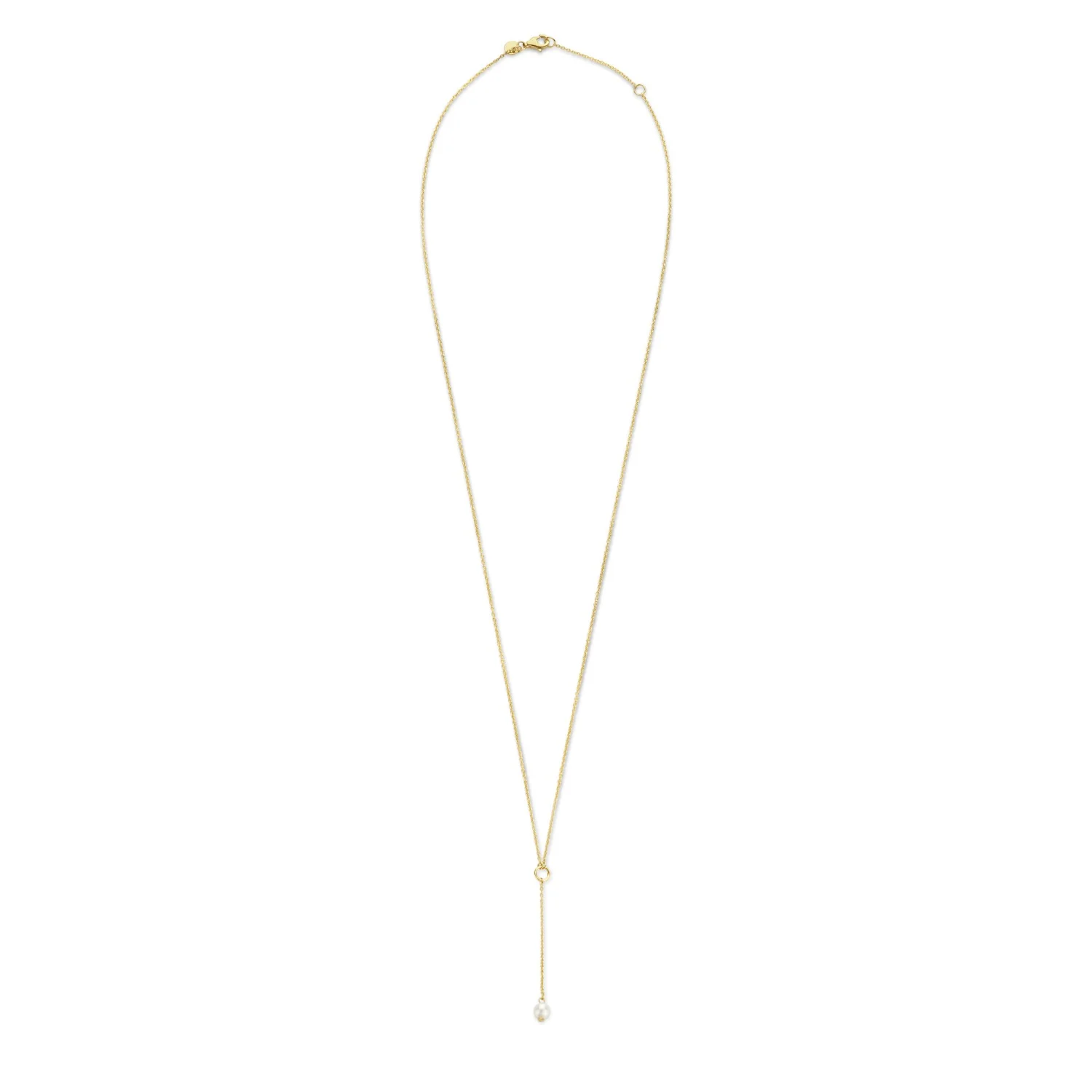 Isabel Bernard Cadeau d'Isabel 14 karat gold necklace and ear studs gift set with freshwater pearls IB90182 - Image 6