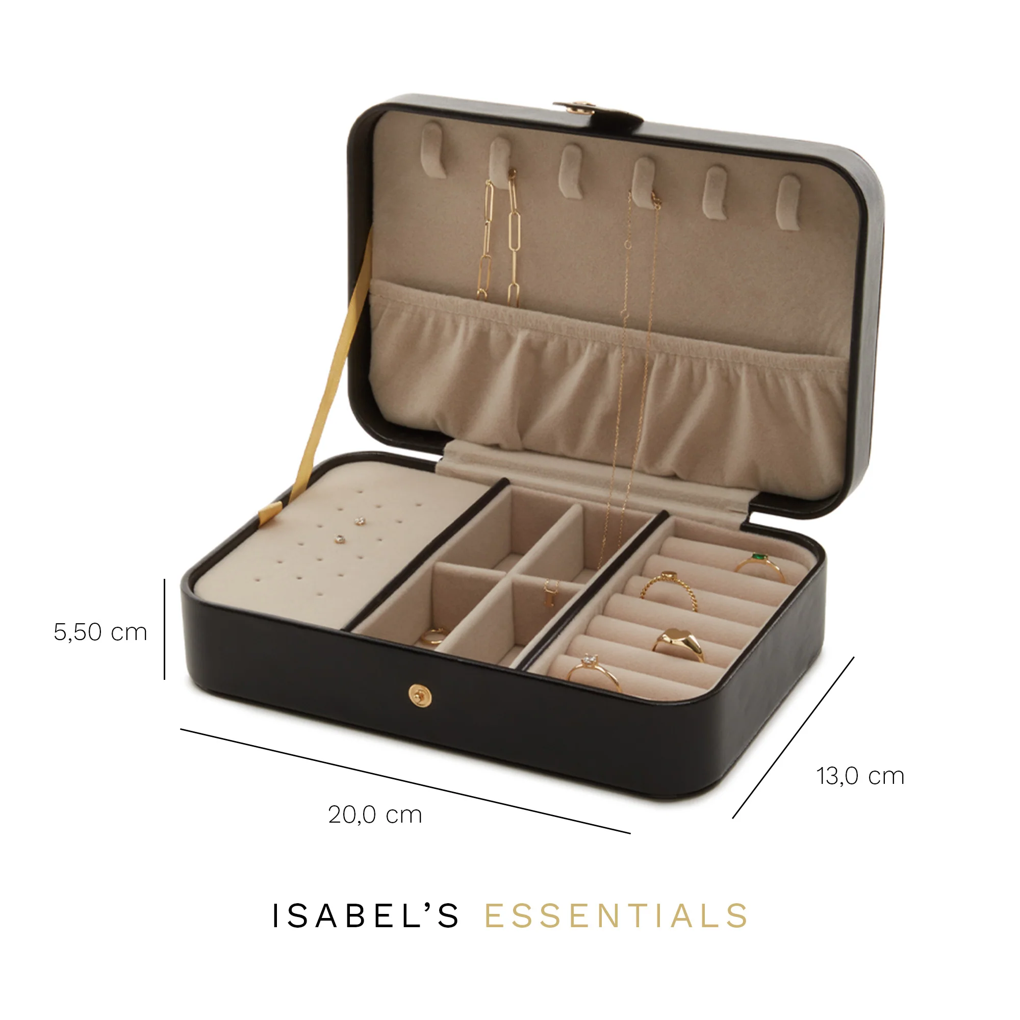 Isabel Bernard Cadeau d'Isabel Black Jewellery Box IBJB202003 - Image 8