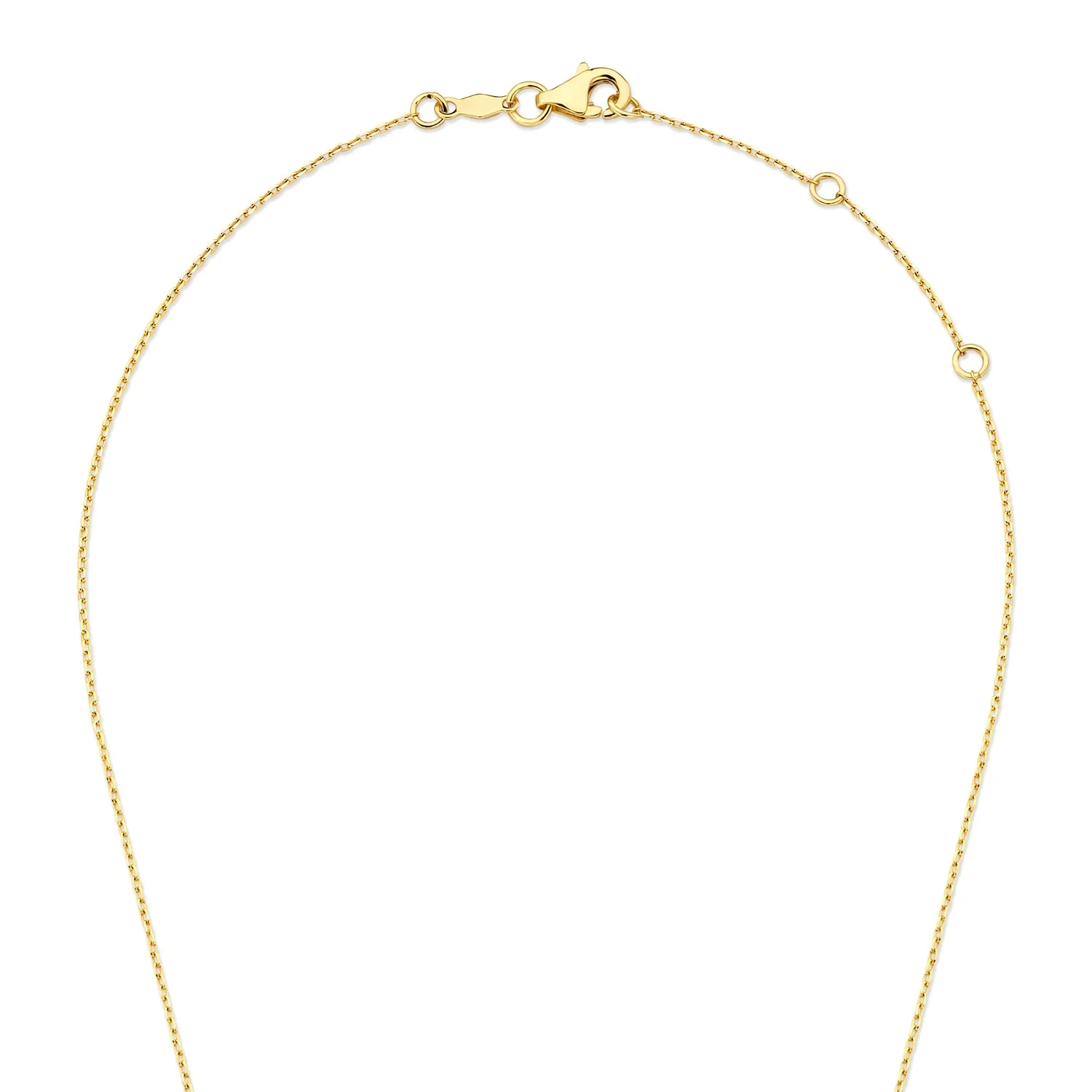 Isabel Bernard De la Paix Amore 14 Karat gold necklace with diamond 0.02 carat IBD350028 - Image 8