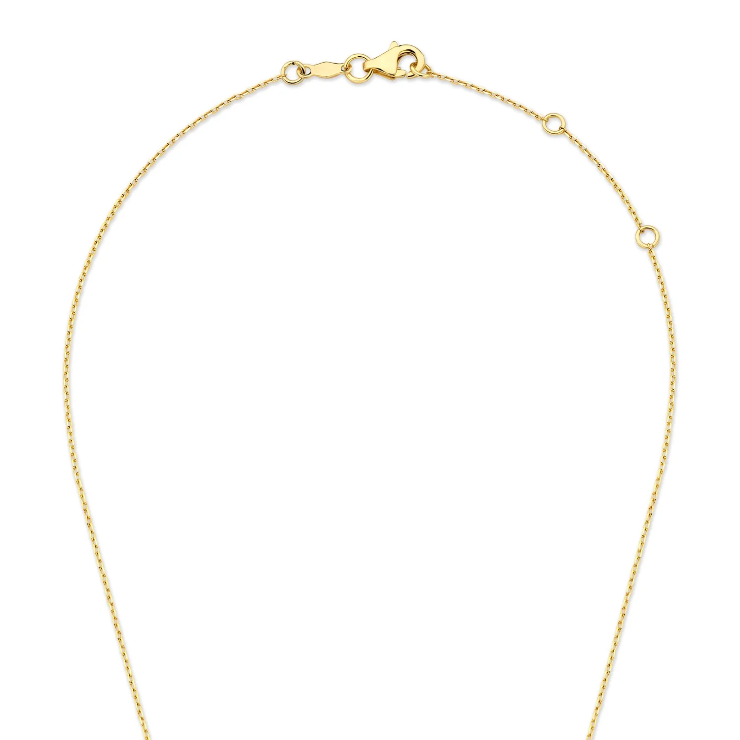 Isabel Bernard De la Paix Amore 14 karat gold necklace with diamond 0.14 carat IBD350024 - Image 8