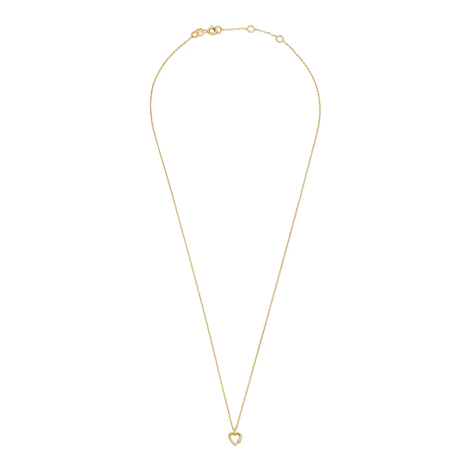 Isabel Bernard De La Paix Amore Necklace With Diamond 0.01 Carat IBD350033 - Image 5