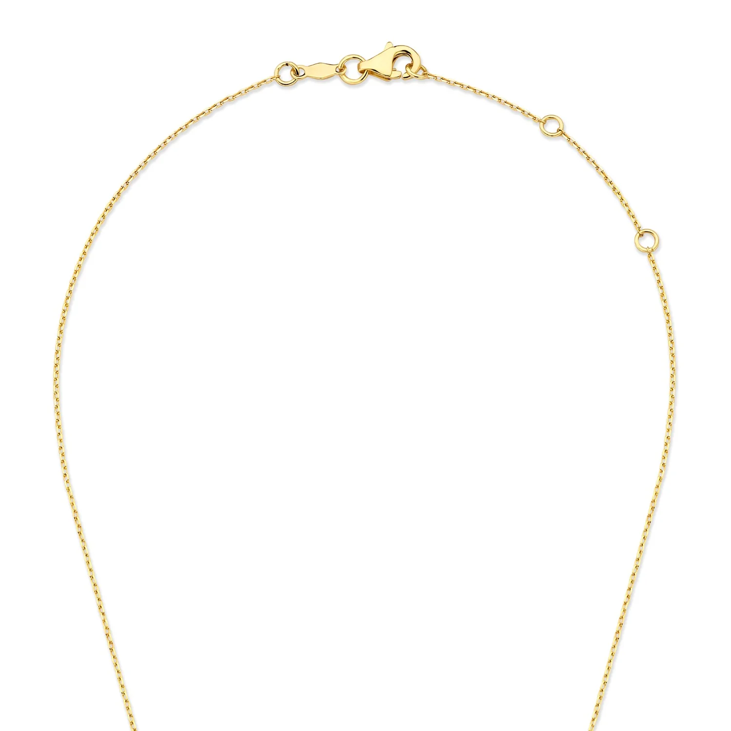 Isabel Bernard De la Paix Elena 14 karat gold necklace with diamond 0.18 carat IBD350030 - Image 7