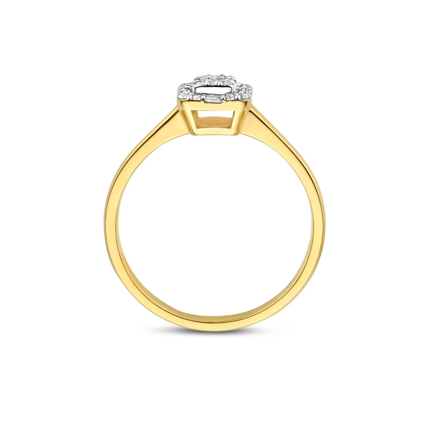 Isabel Bernard De la Paix Elena 14 karat gold ring with diamond 0.18 carat IBD330036-60 - Image 7