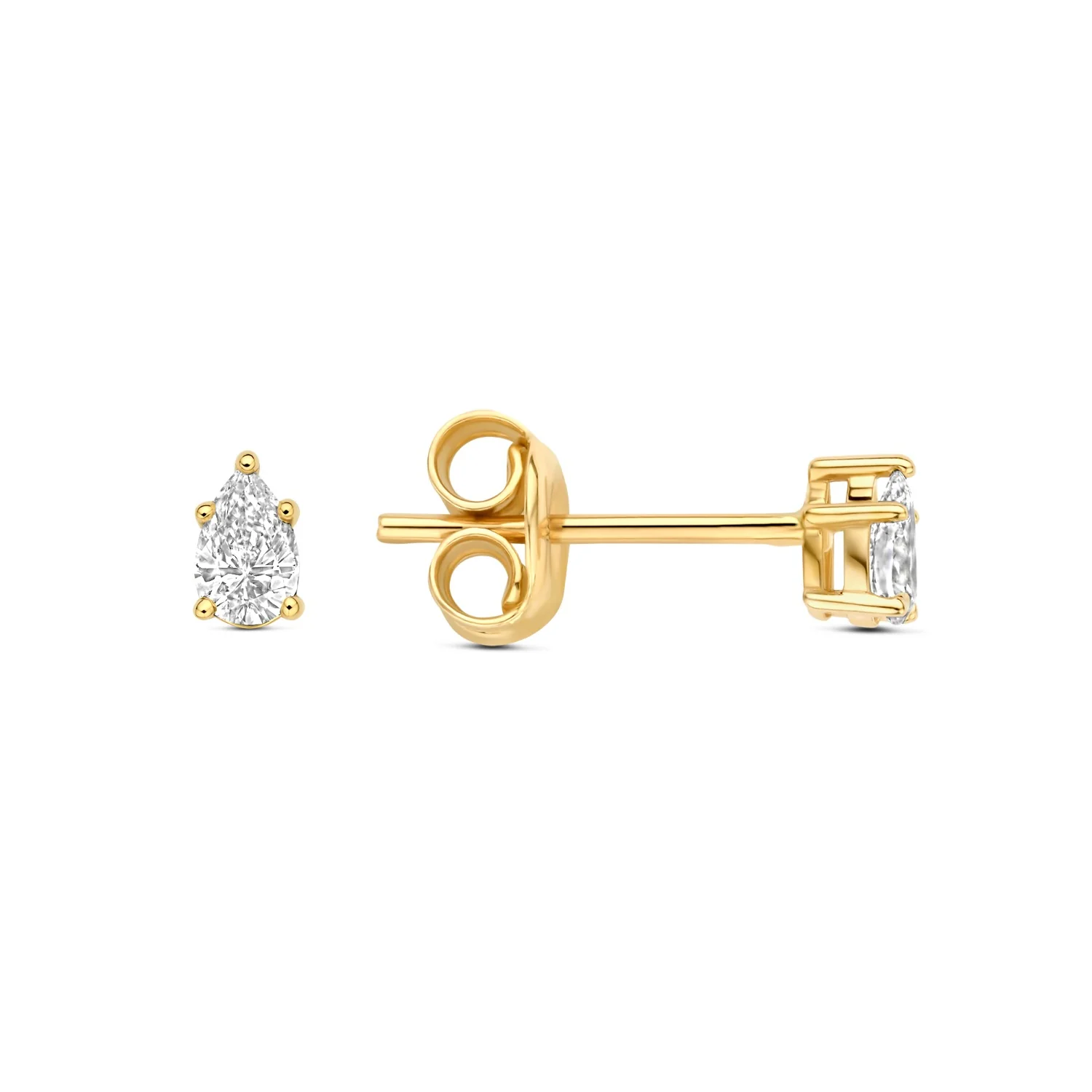 Isabel Bernard De la Paix Eloise 14 karat gold ear stud with diamond 0.2 carat IBD360036 - Image 6