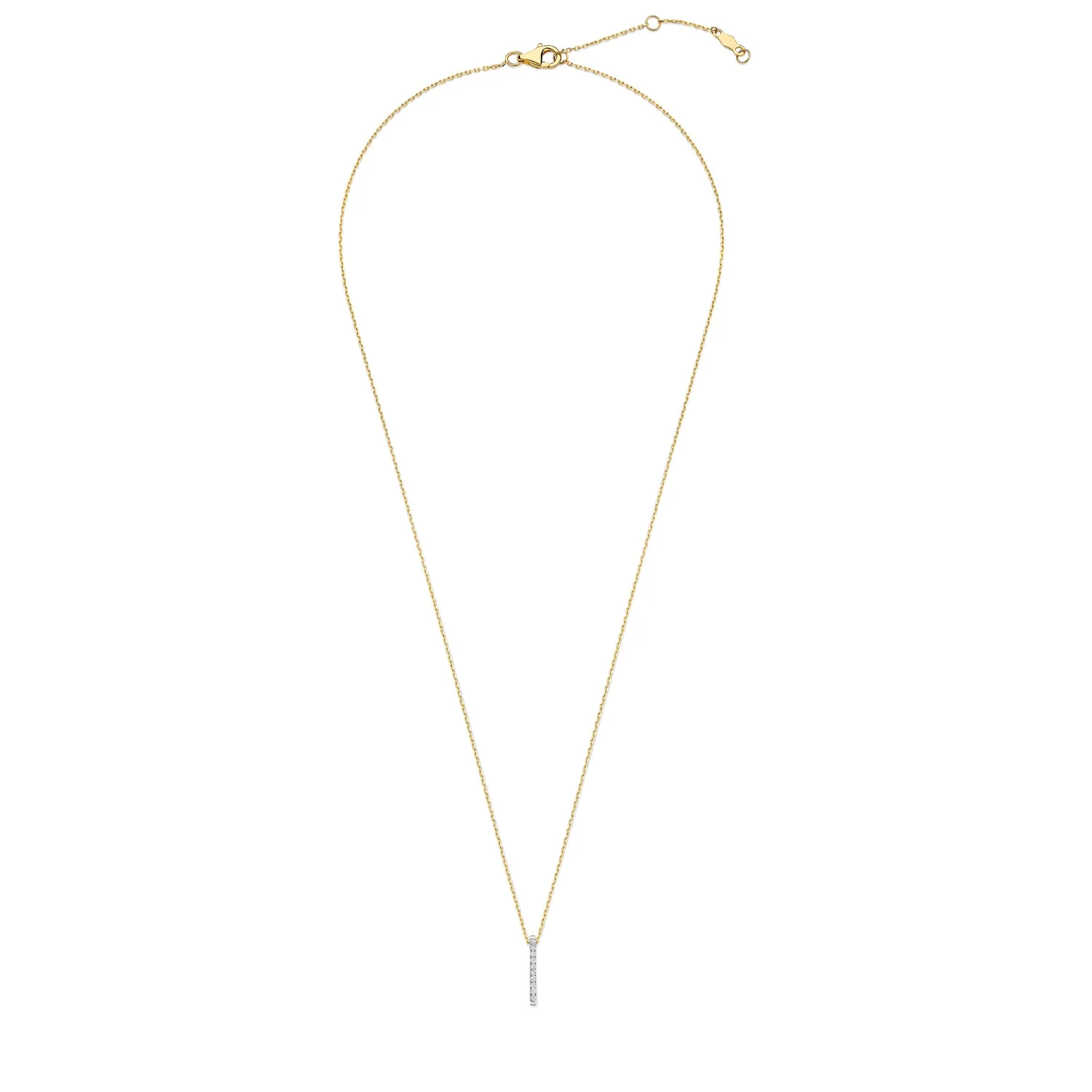 Isabel Bernard De la Paix Flavie 14 Karat gold necklace with diamond 0.06 carat IBD350032 - Image 6