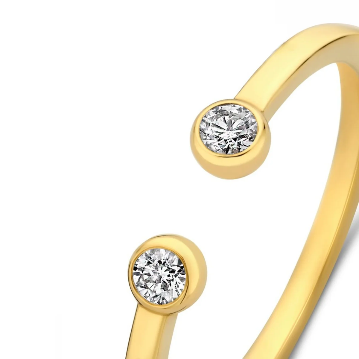 Isabel Bernard De la Paix Flavie 14 Karat Gold Ring With Diamond 0.08 Carat IBD330032-58 - Image 6