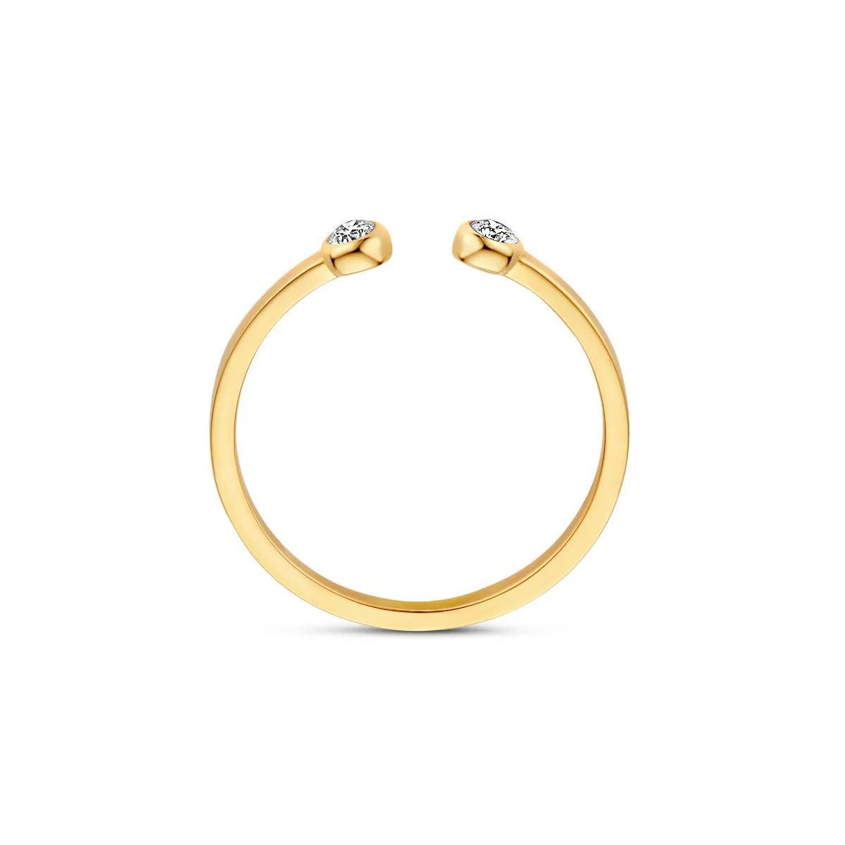 Isabel Bernard De la Paix Flavie 14 Karat Gold Ring With Diamond 0.08 Carat IBD330032-58 - Image 8