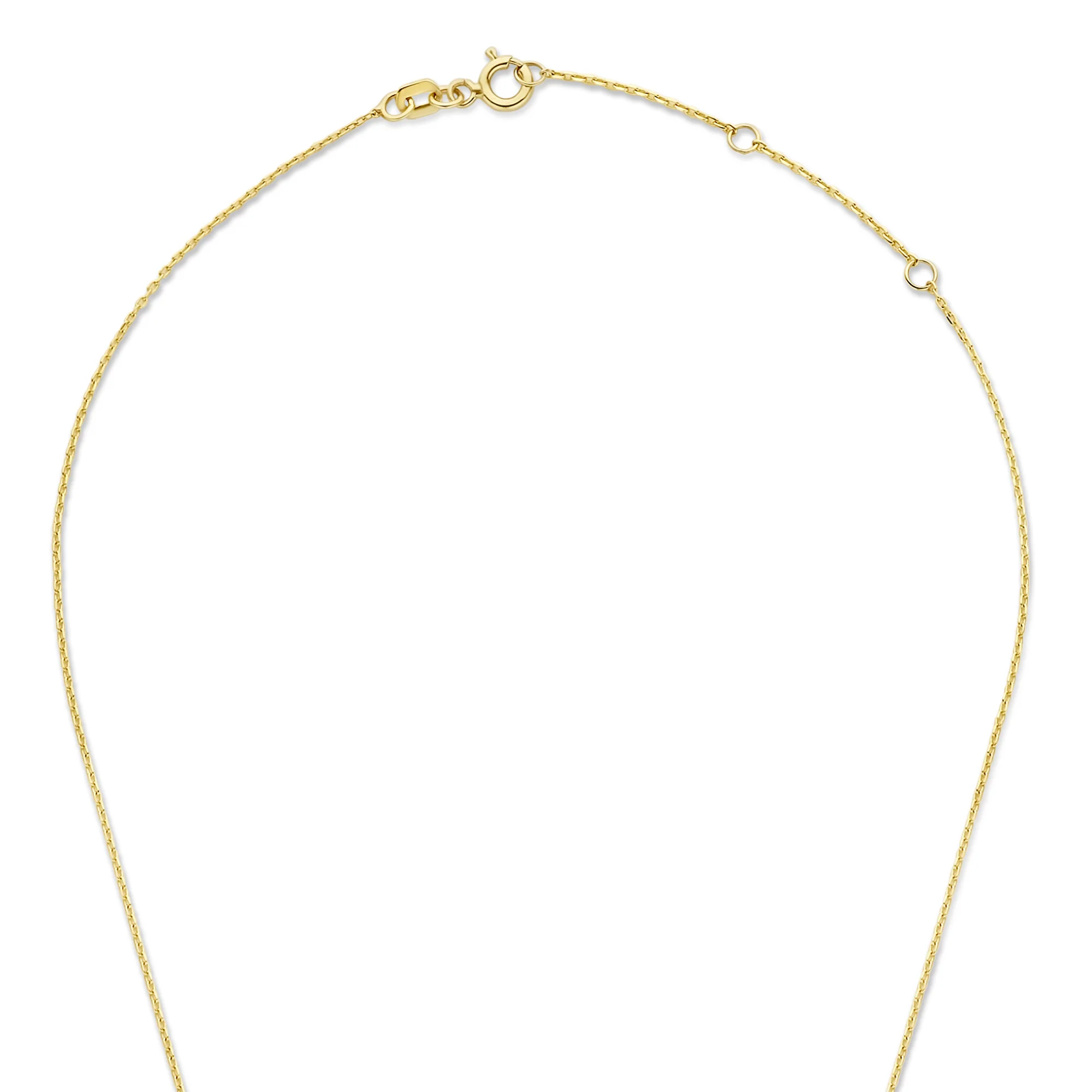 Isabel Bernard De La Paix Inaya 14 Carat Golden Necklace | diamond 0.01 ct | IBD350021 - Image 8