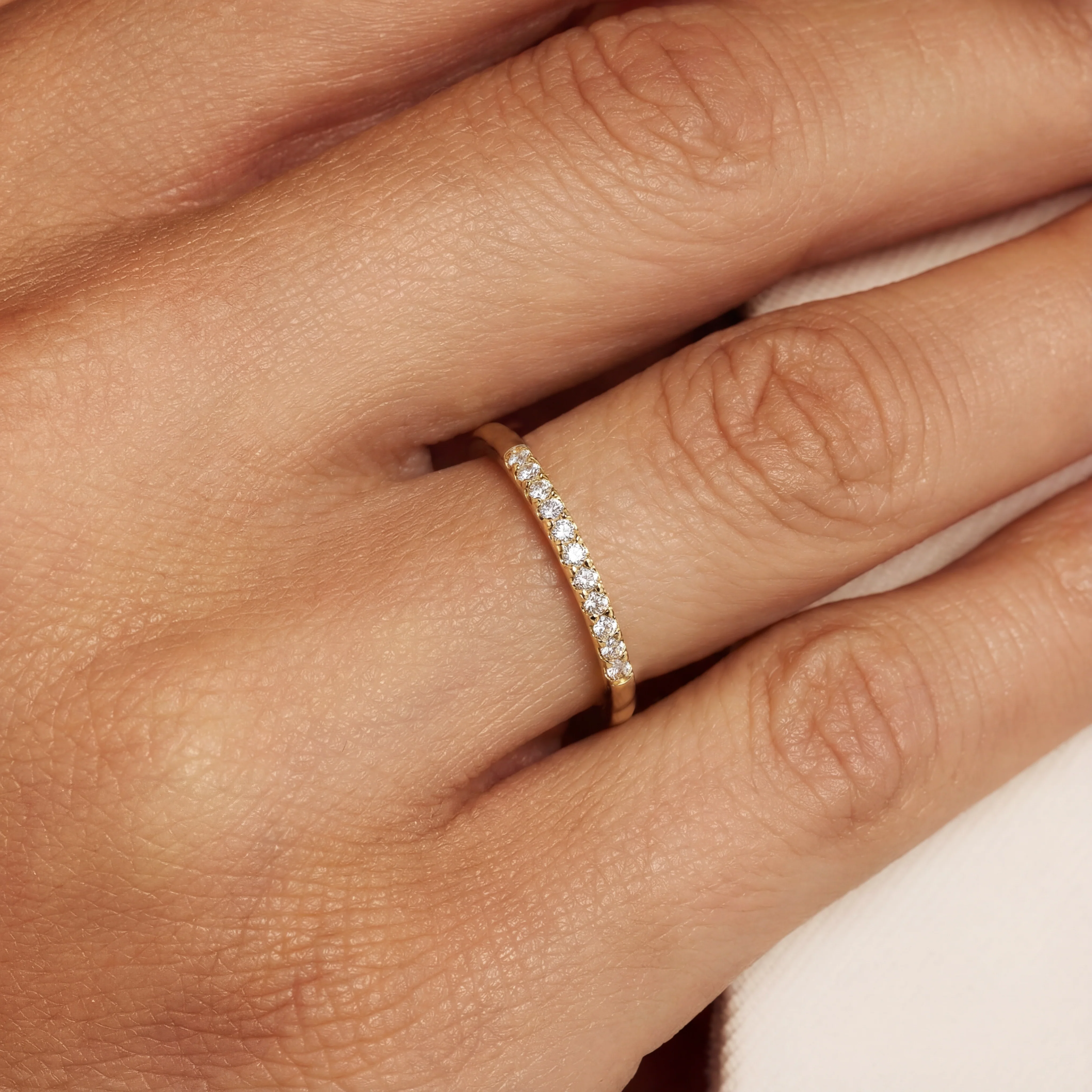 Isabel Bernard De La Paix Indy Ring With Diamonds 0.05 Carat IBD330051-50 - Image 4