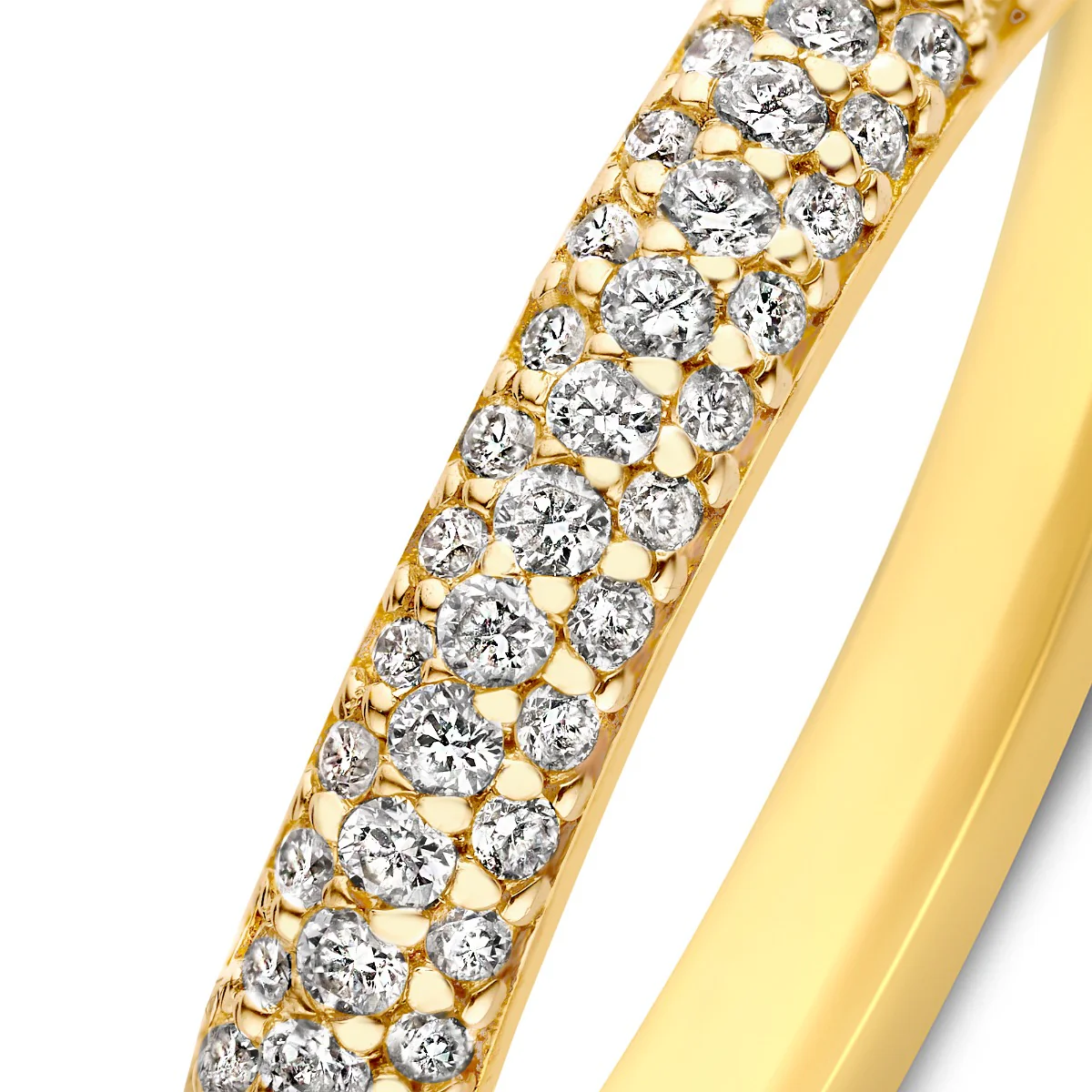 Isabel Bernard De la Paix Laure 14 Karat Gold Ring with Diamond 0.22 Carat IBD330035-58 - Image 4