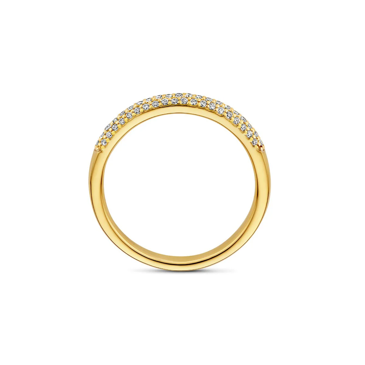 Isabel Bernard De la Paix Laure 14 Karat Gold Ring with Diamond 0.22 Carat IBD330035-58 - Image 6