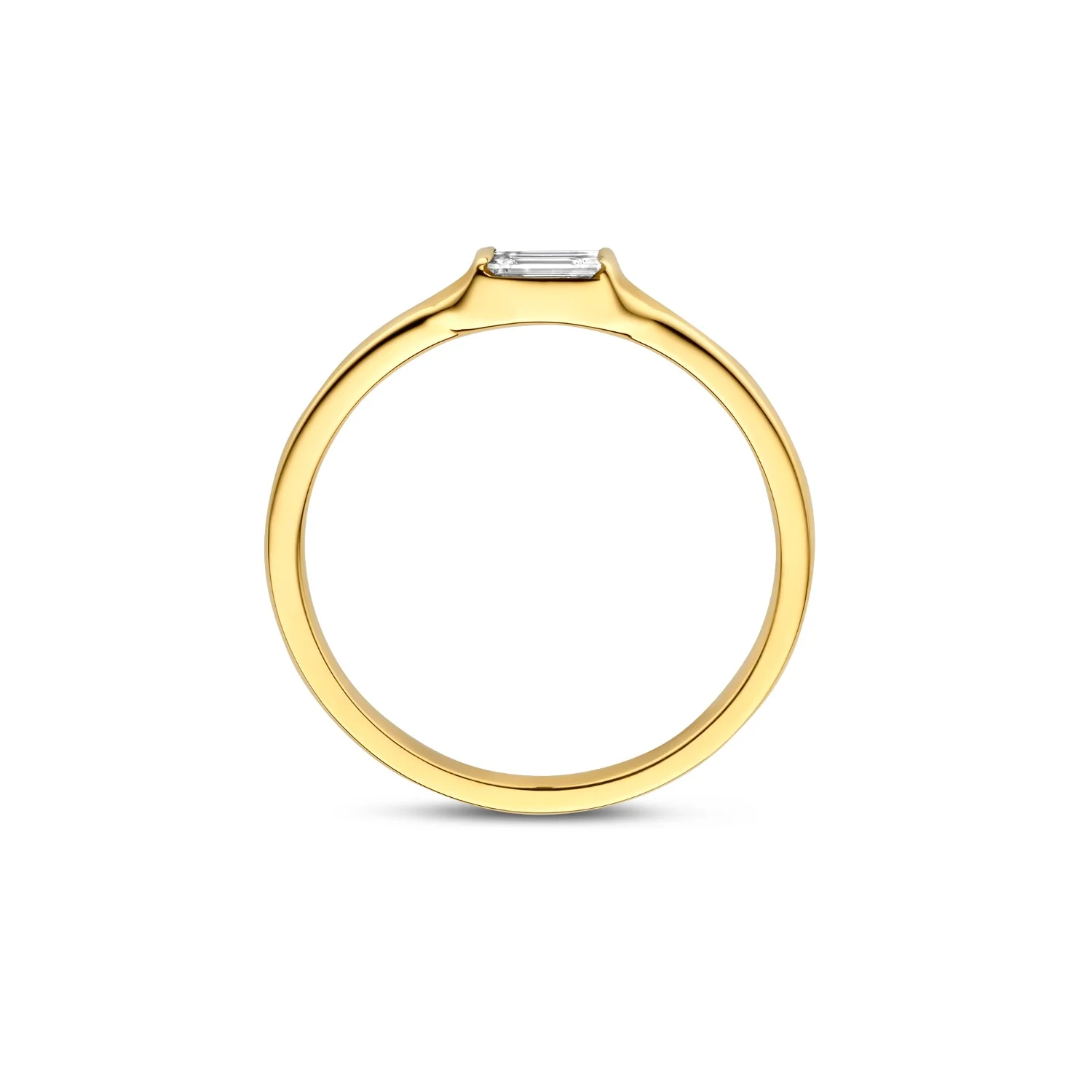Isabel Bernard De la Paix Lucia 14 karat gold ring with diamond 0.08 carat IBD330045-50 - Image 6