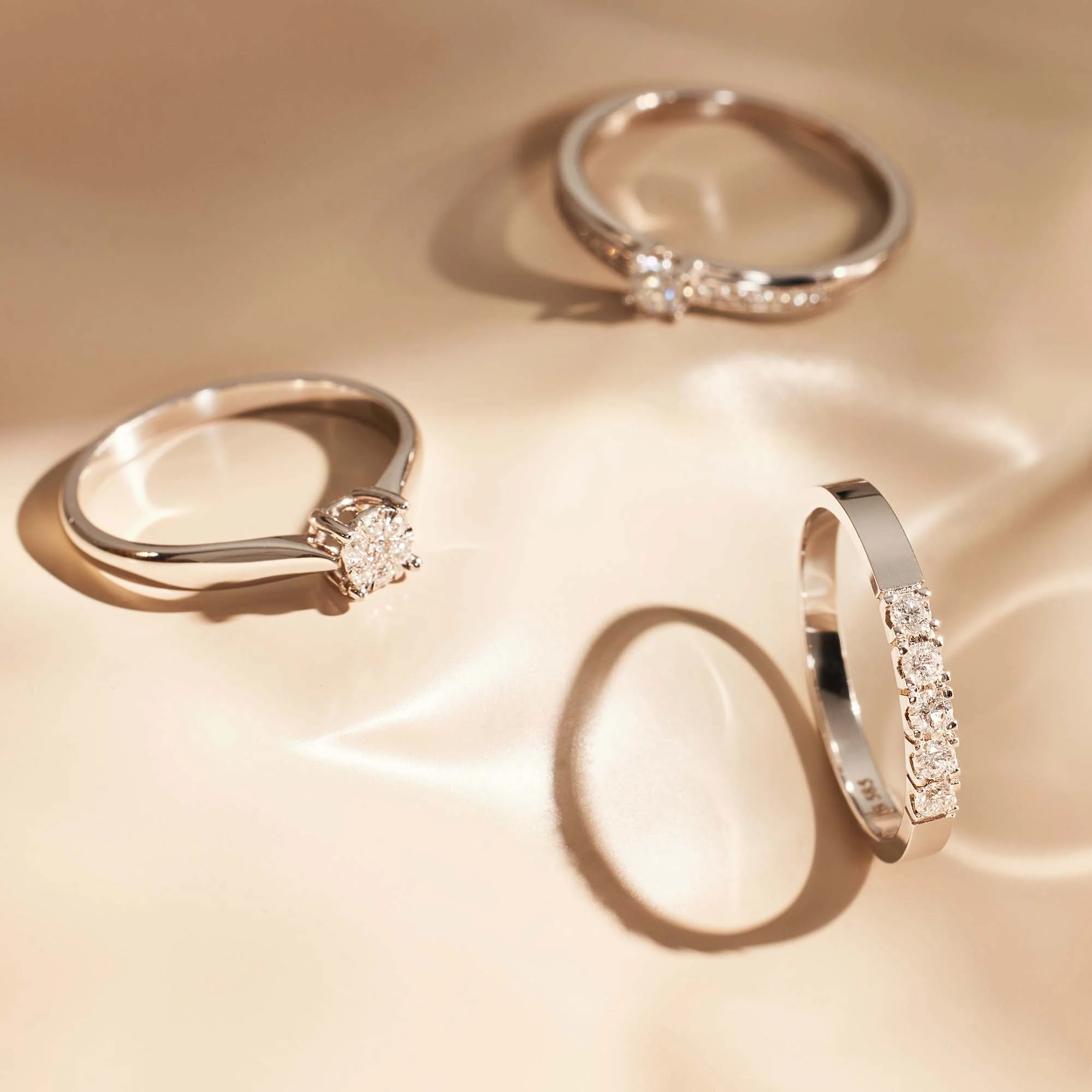 Isabel Bernard De la Paix Madeline 14 Carat Whitegold Ring | diamond 0.20 ct | IBD330019-48 - Image 5