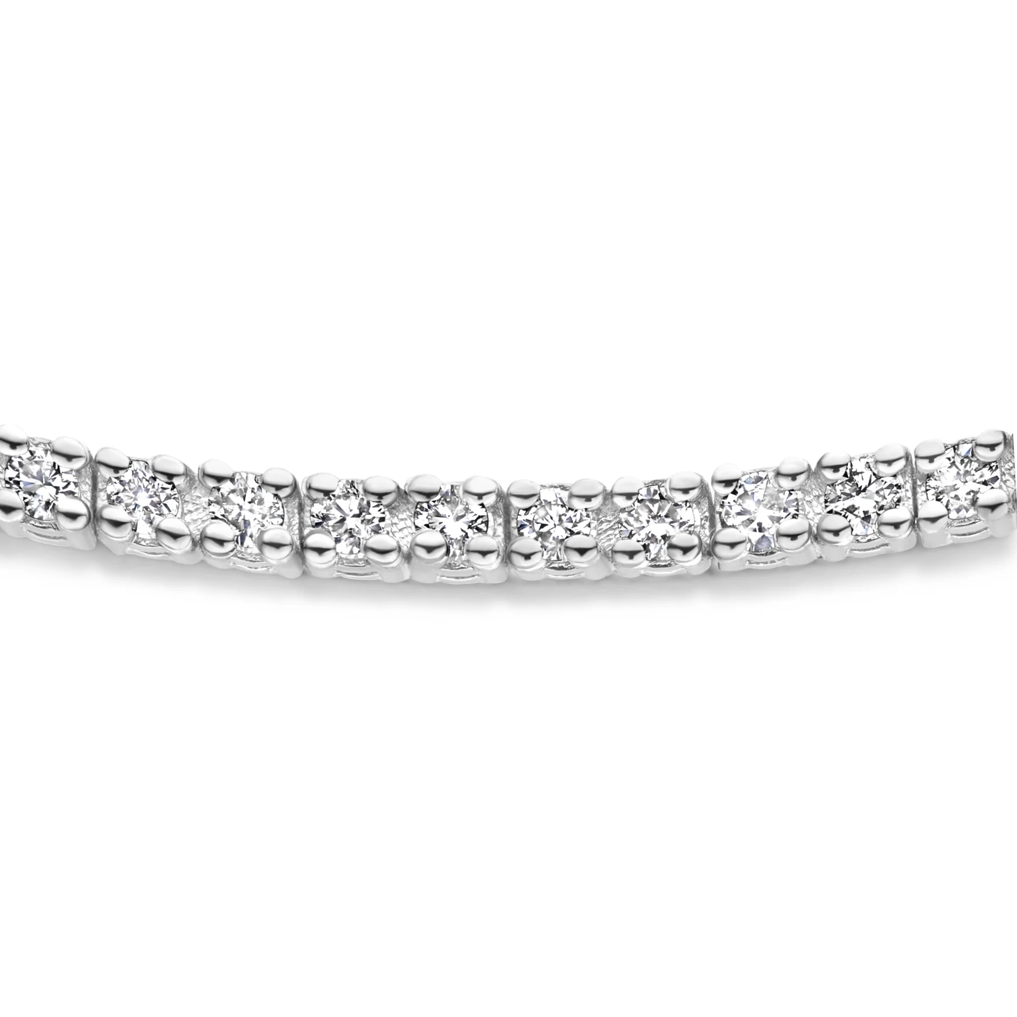 Isabel Bernard De la Paix Madeline 14 Carat Whitegold Tennis Bracelet | diamond 1.08 ct | IBD320006 - Image 5