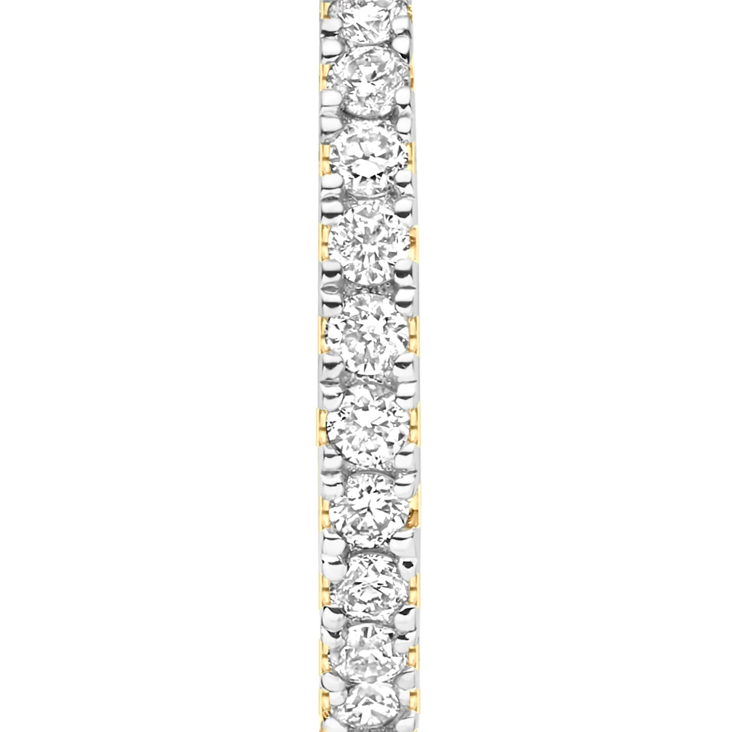 Isabel Bernard De la Paix Madeline 14 karat gold hoop earrings with diamond 0.15 carat IBD360034 - Image 8