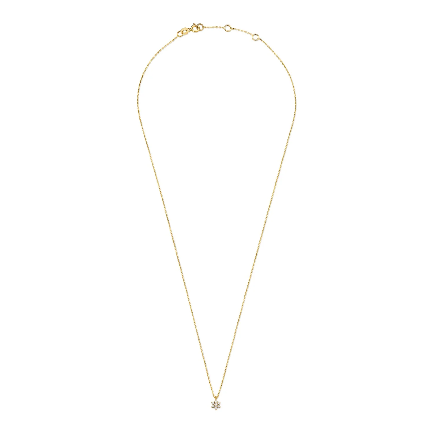 Isabel Bernard De La Paix Romee Necklace With Diamonds 0.07 Carat IBD350034 - Image 5