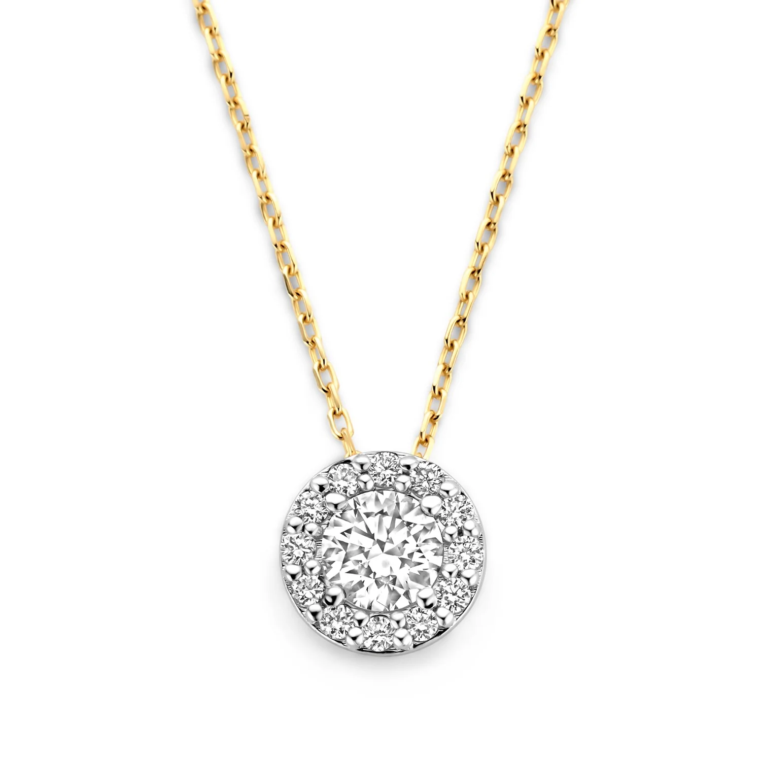 Isabel Bernard De la Paix Viviane 14 karat gold necklace with diamond IBD350031 - Image 5