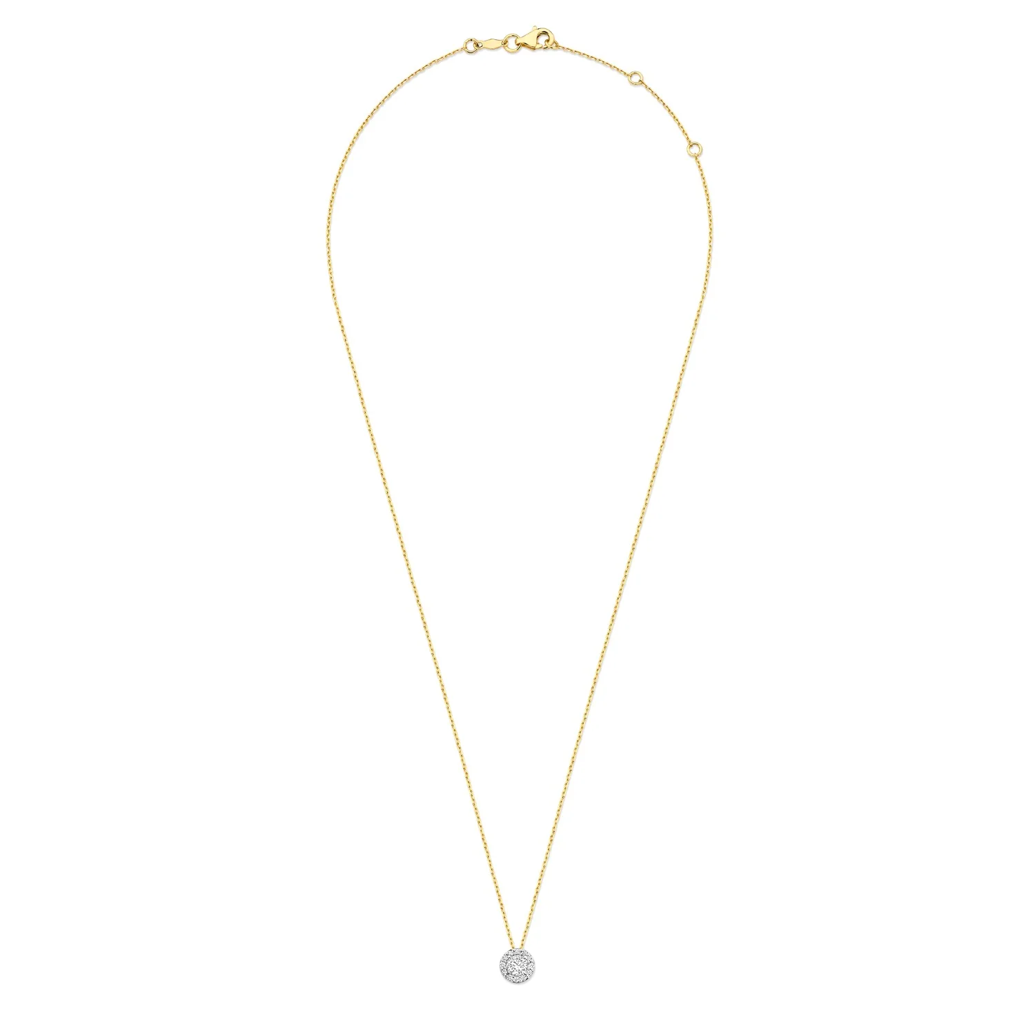 Isabel Bernard De la Paix Viviane 14 karat gold necklace with diamond IBD350031 - Image 6