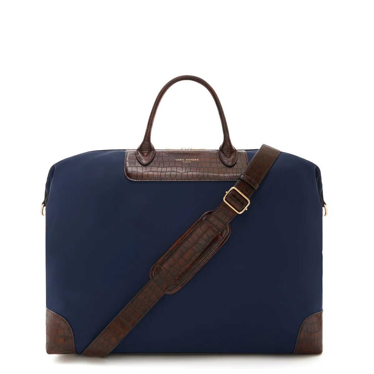 Isabel Bernard Du Louvre Clarice Blue Weekend Bag Medium IB20002-942 - Image 4