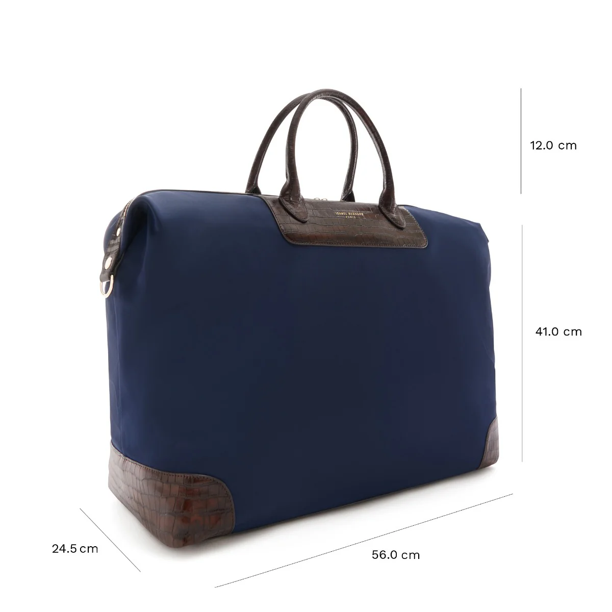 Isabel Bernard Du Louvre Clarice Blue Weekend Bag Medium IB20002-942 - Image 5