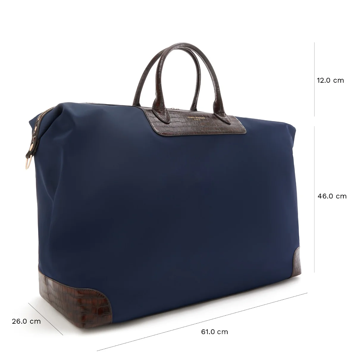 Isabel Bernard Du Louvre Colette Blue Weekend Bag Large IB20003-942 - Image 4