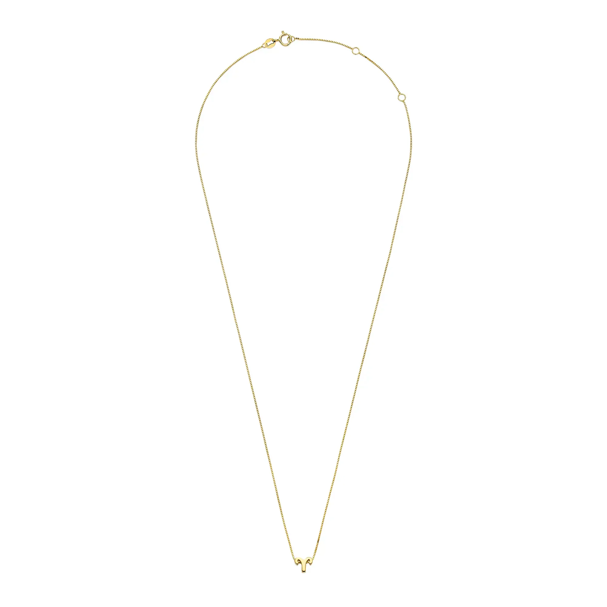 Isabel Bernard Étoiles d’Or Aries 14 Carat Gold Venetian Necklace With Horoscope IB340178 - Image 5