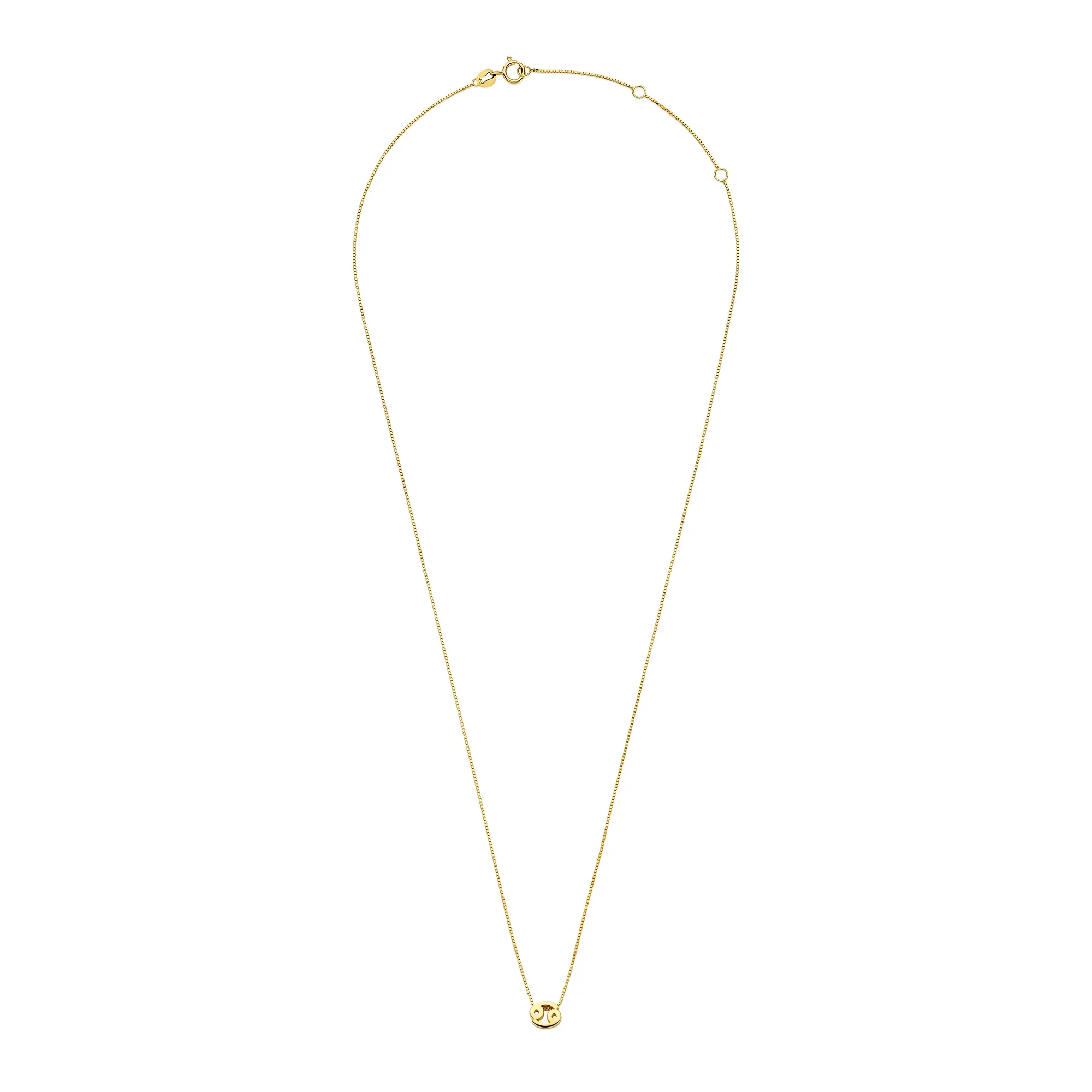 Isabel Bernard Étoiles d’Or Cancer 14 Carat Gold Venetian Necklace With Horoscope IB340181 - Image 5