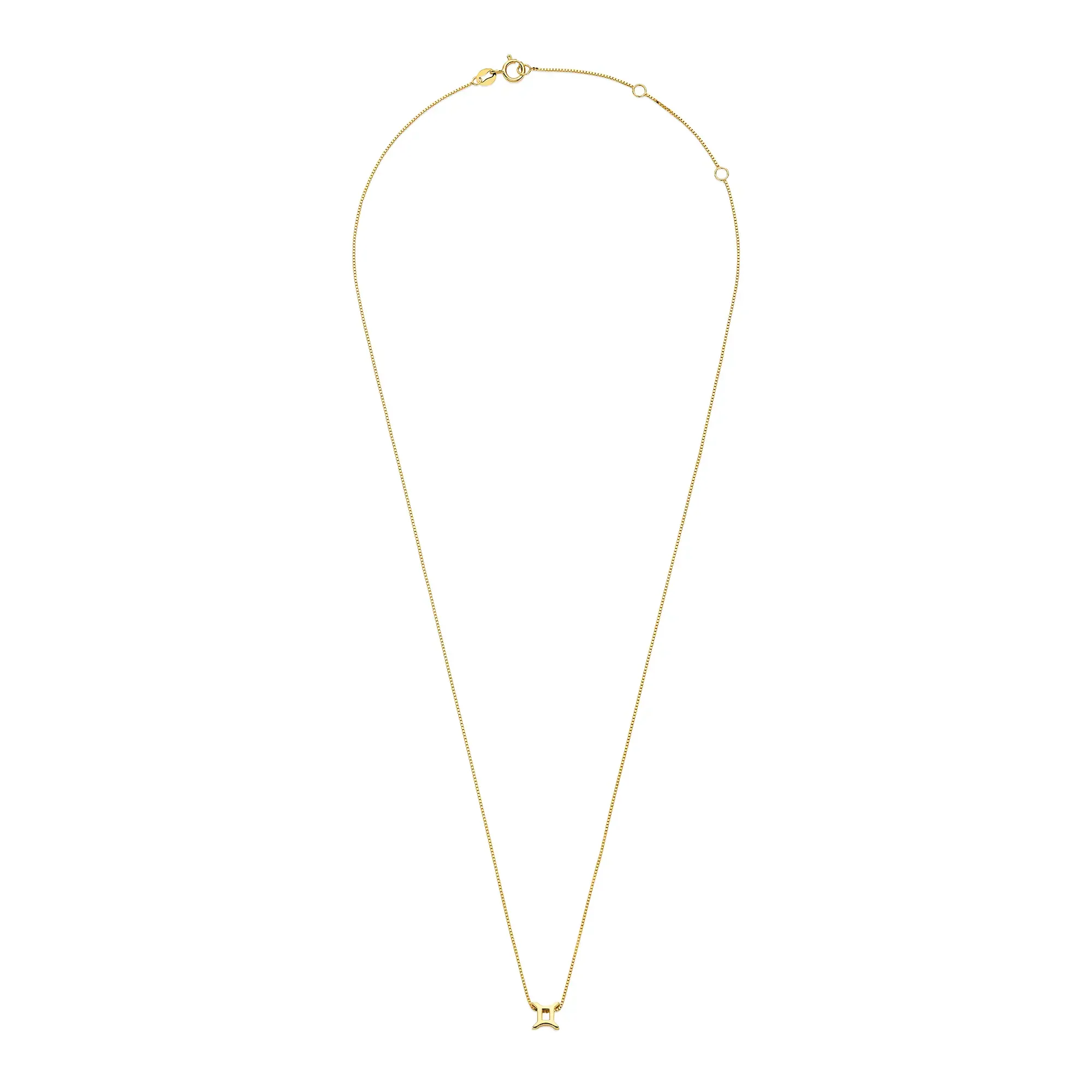 Isabel Bernard Étoiles d’Or Gemini 14 Carat Gold Venetian Necklace With Horoscope IB340180 - Image 5