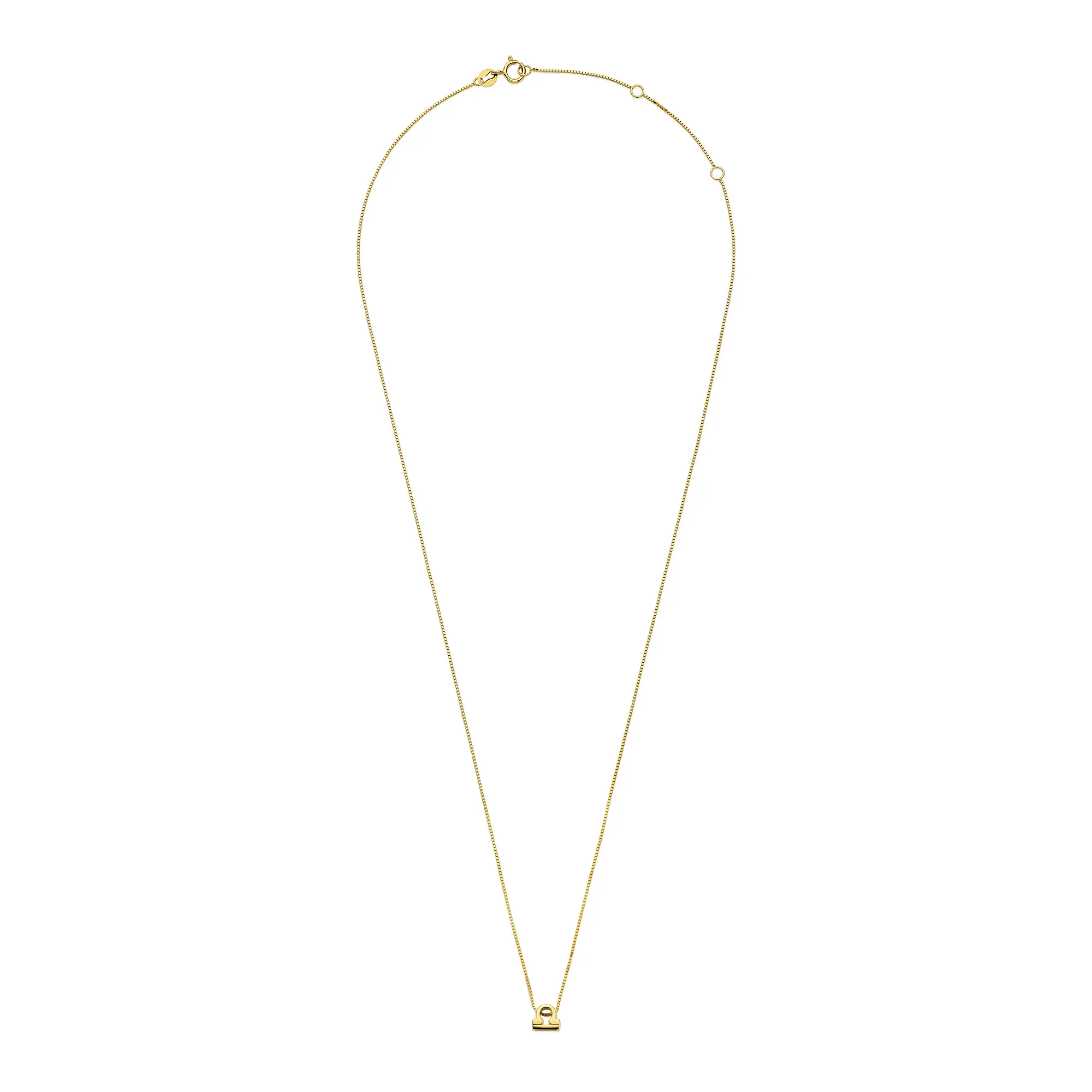 Isabel Bernard Étoiles d’Or Libra 14 Carat Gold Venetian Necklace With Horoscope IB340184 - Image 5